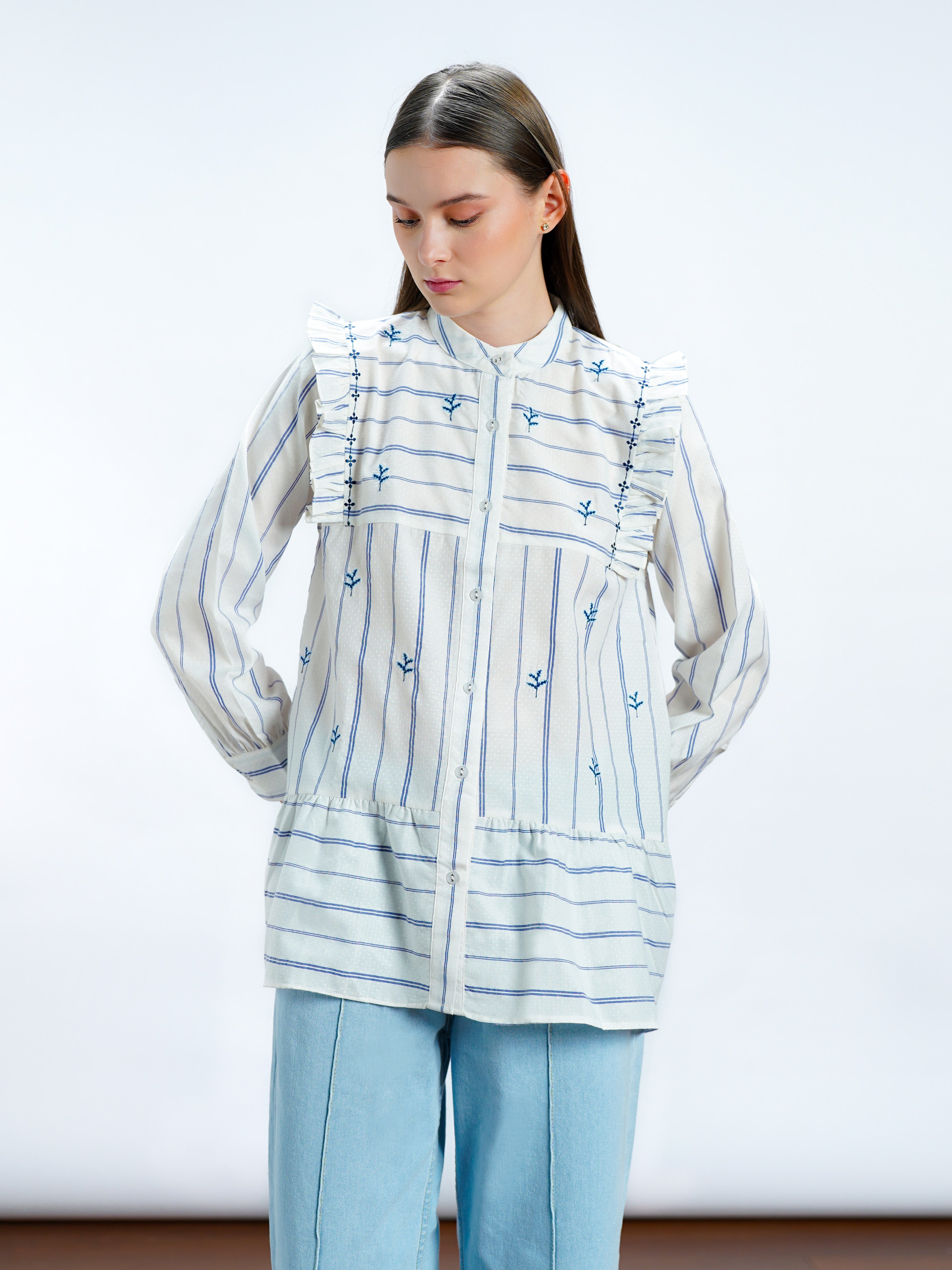 Elnara Shirt Blue