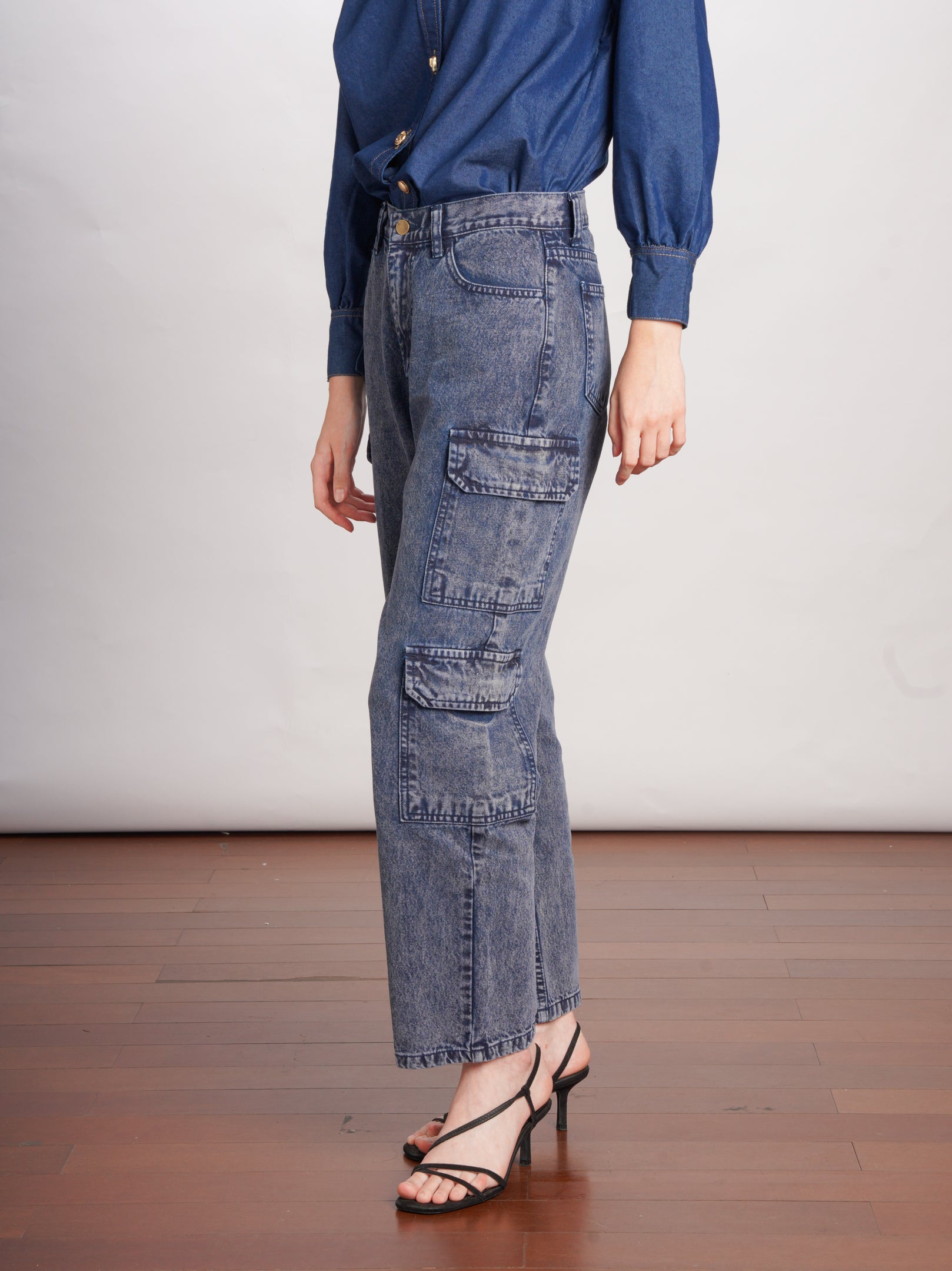 Rue Denim Pants Navy