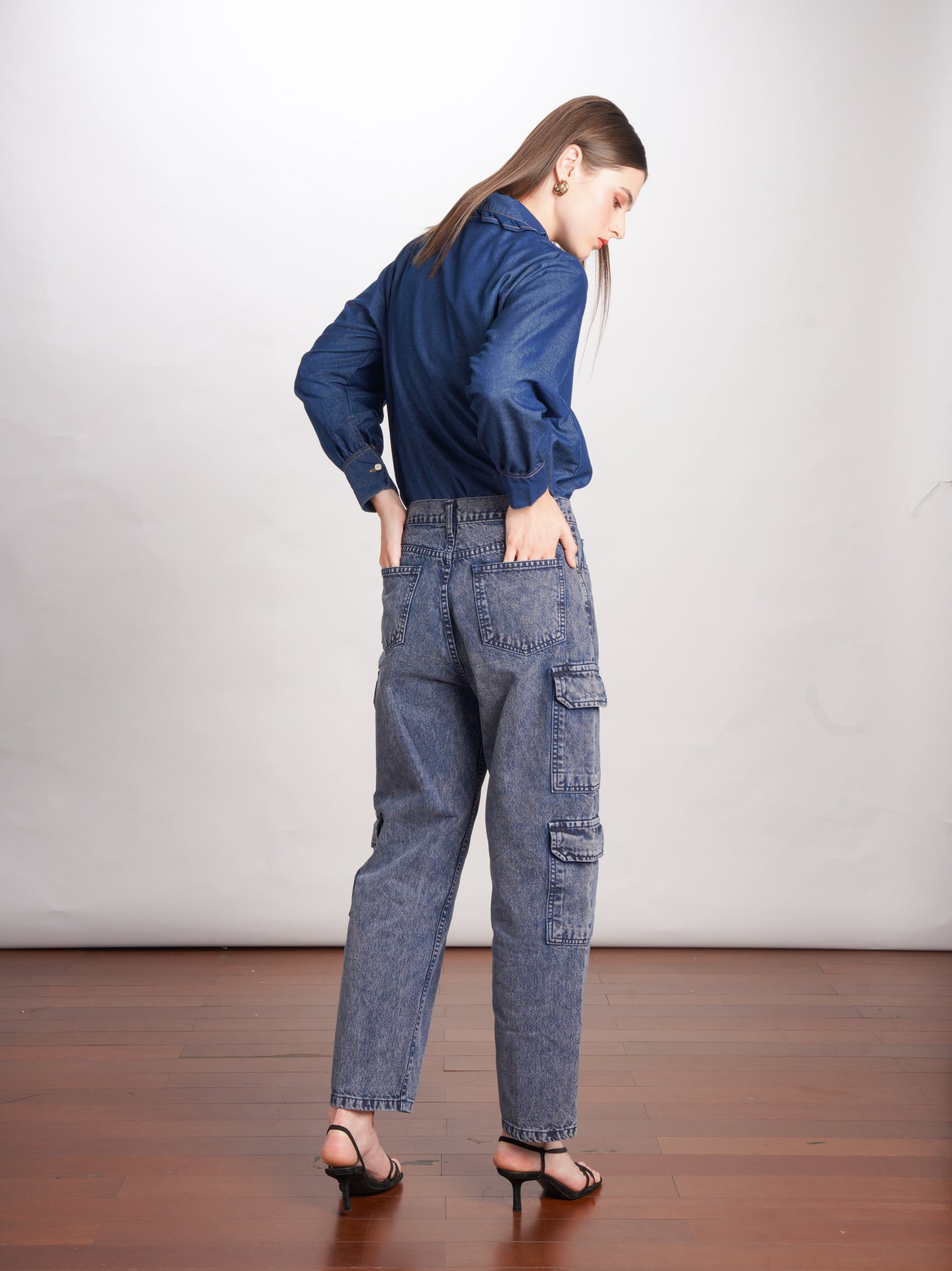 Rue Denim Pants Navy