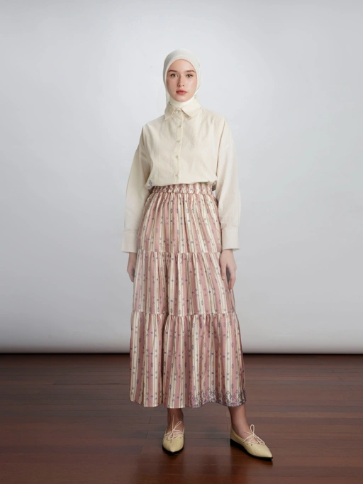 Image of Adira Skirt Beige