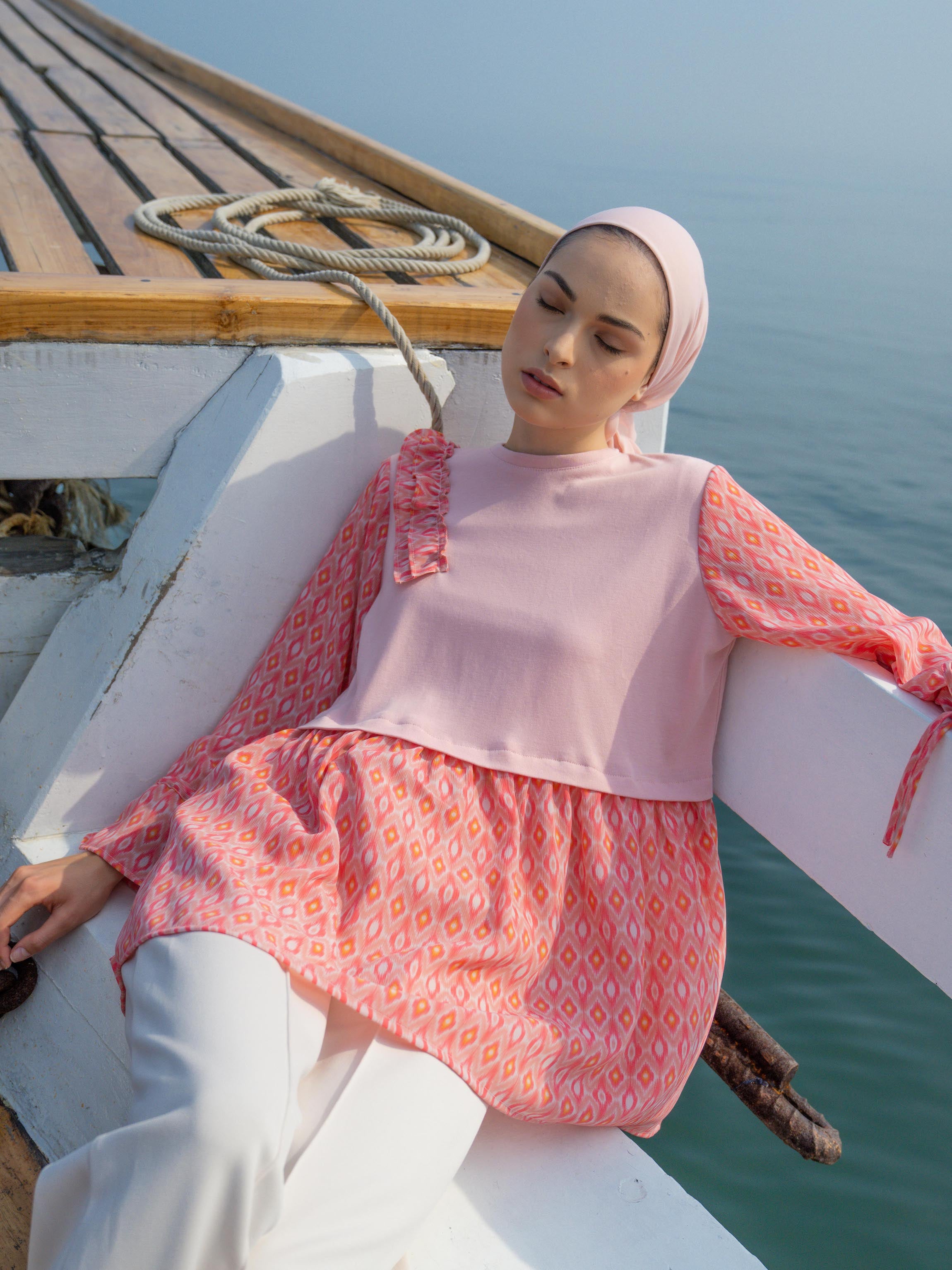 Mindy Top Light Orange