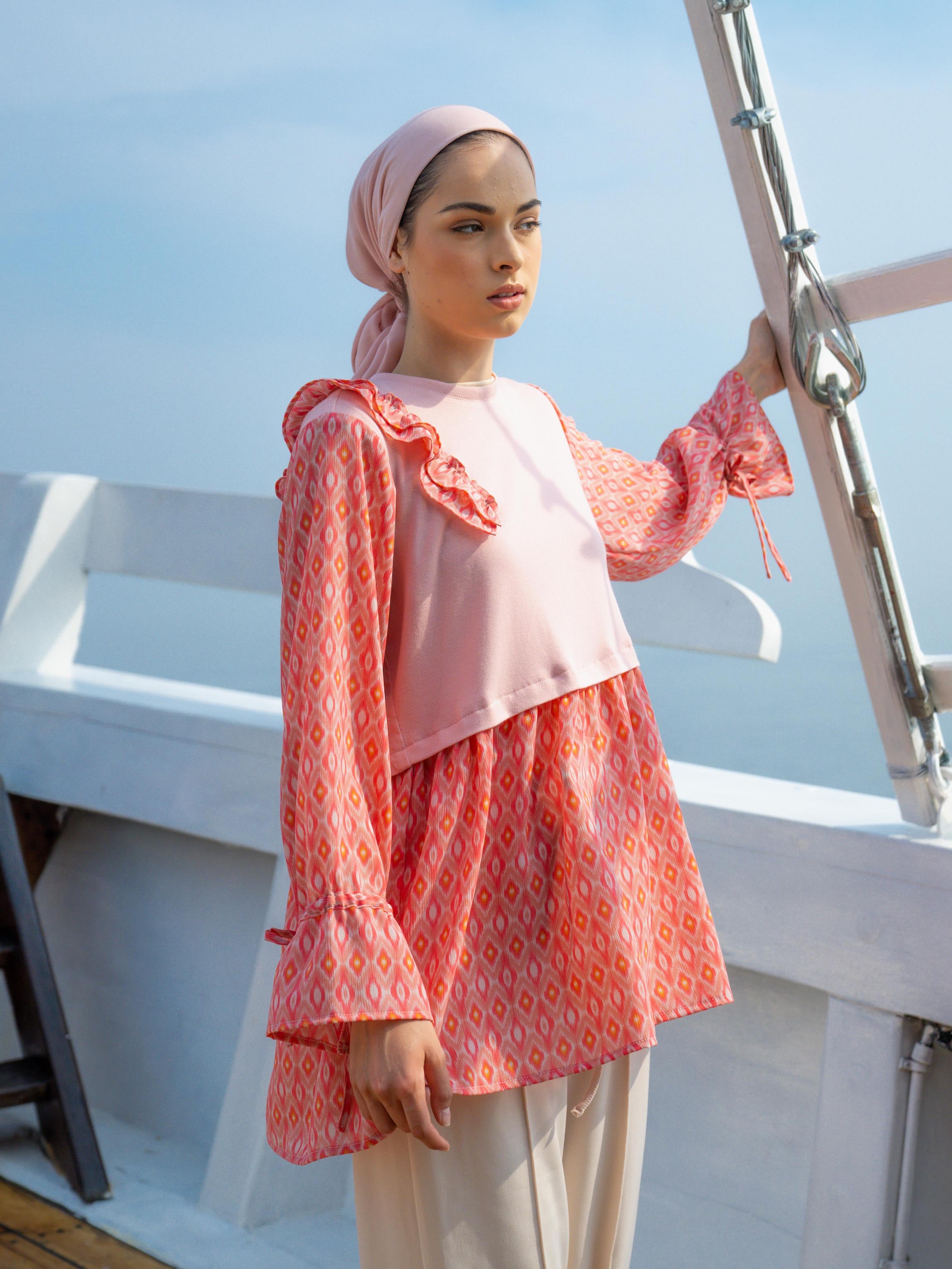 Mindy Top Light Orange