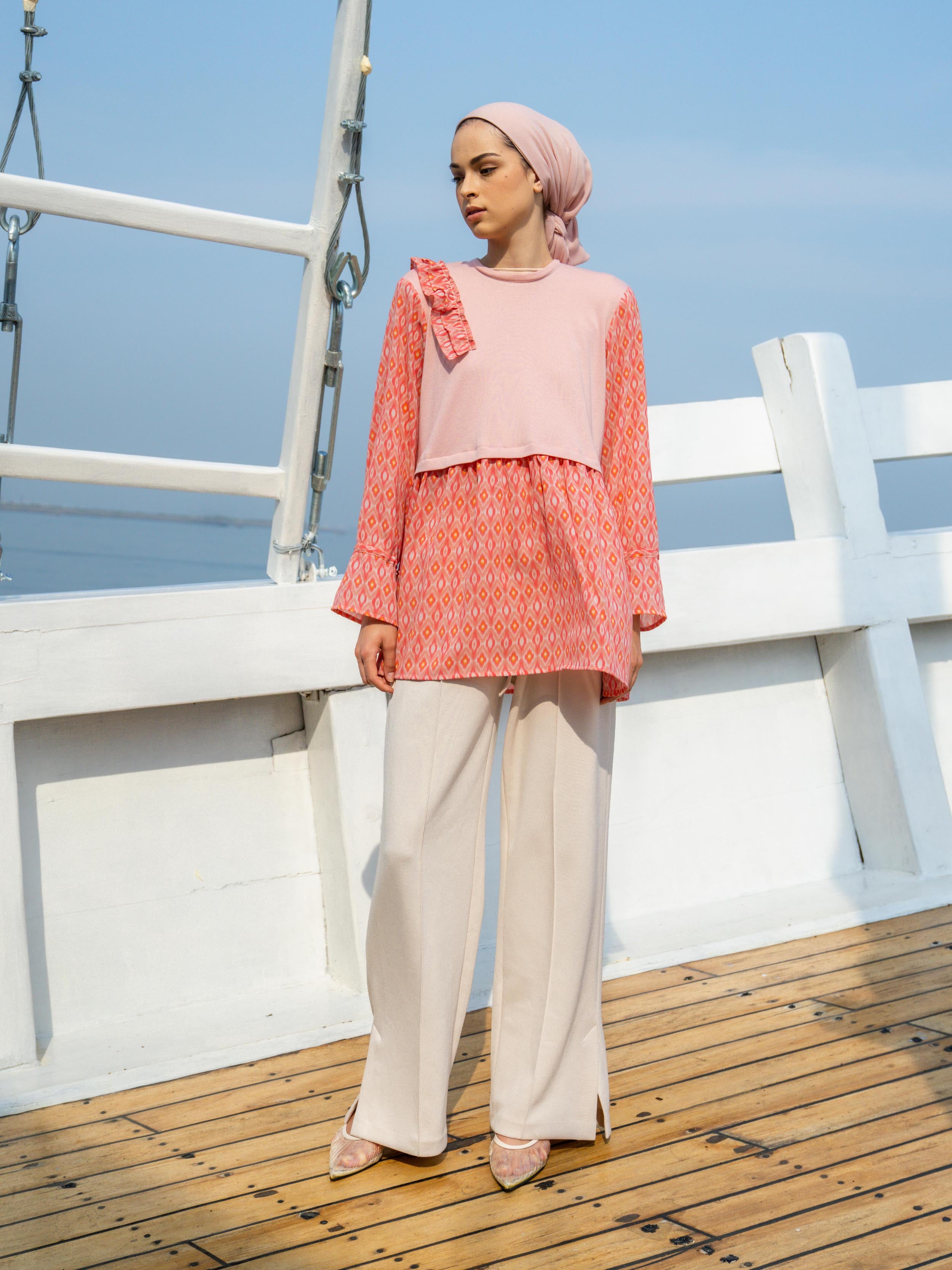 Mindy Top Light Orange