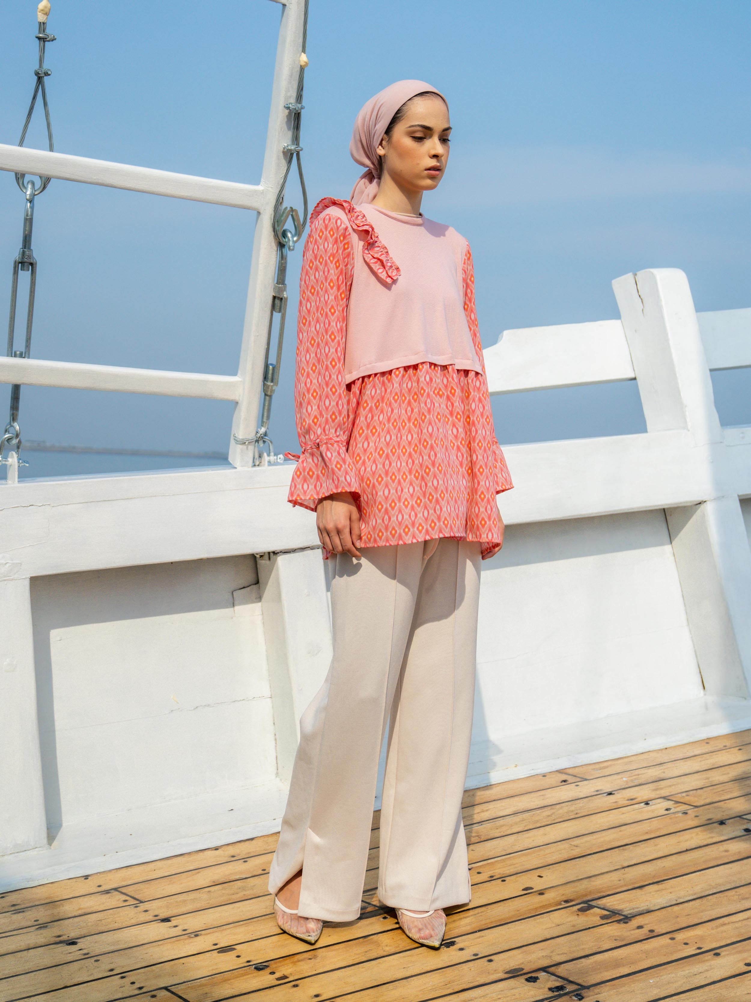 Mindy Top Light Orange