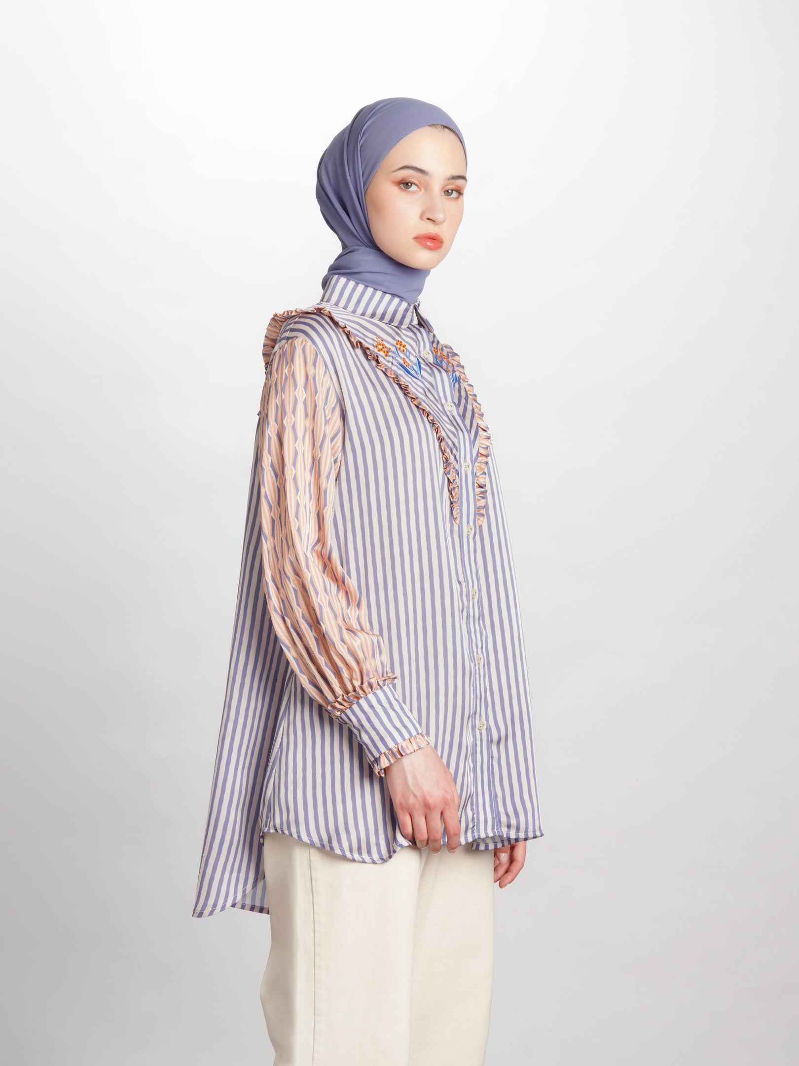 Ersya Shirt Copen Blue