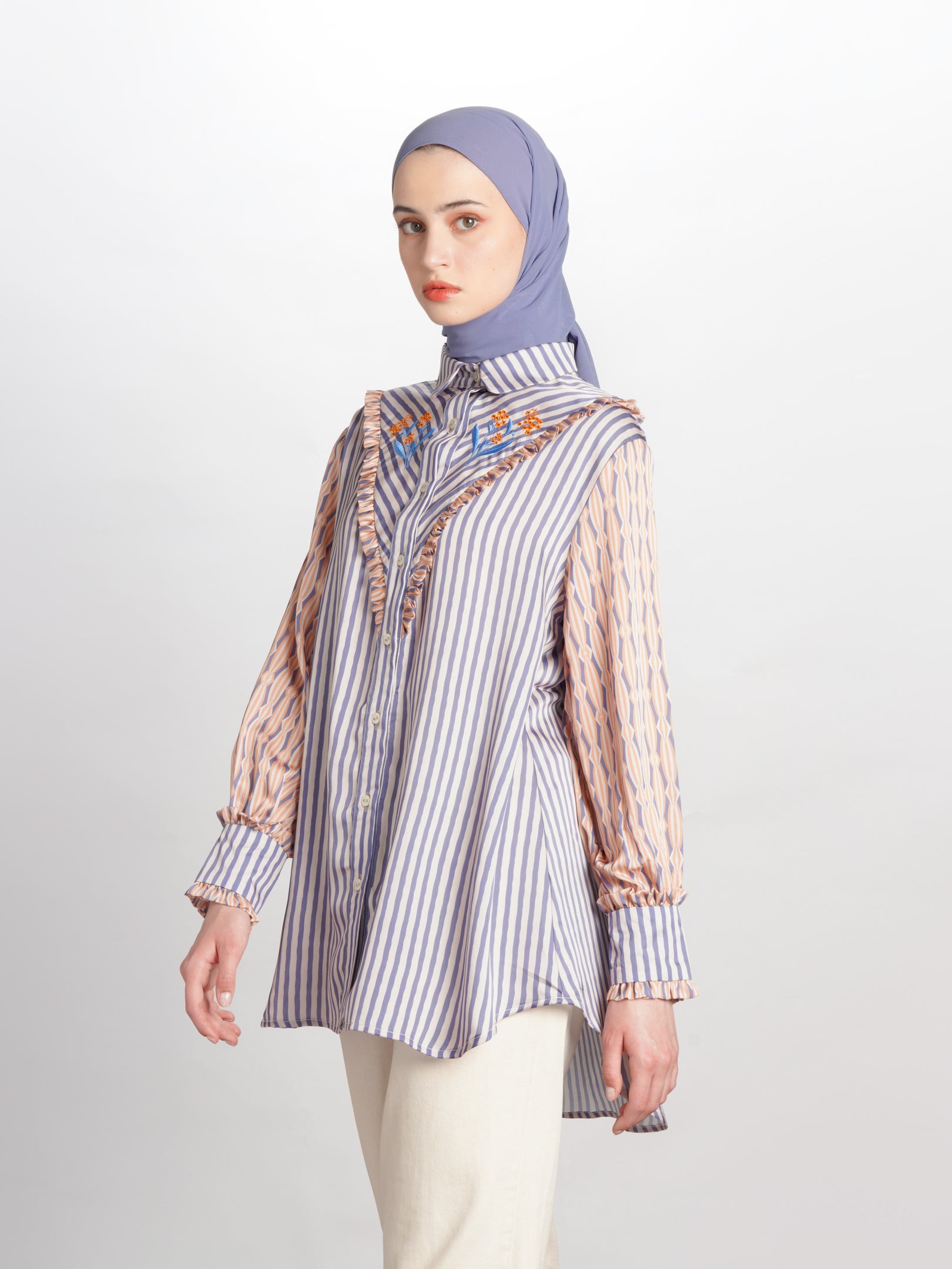 Ersya Shirt Copen Blue