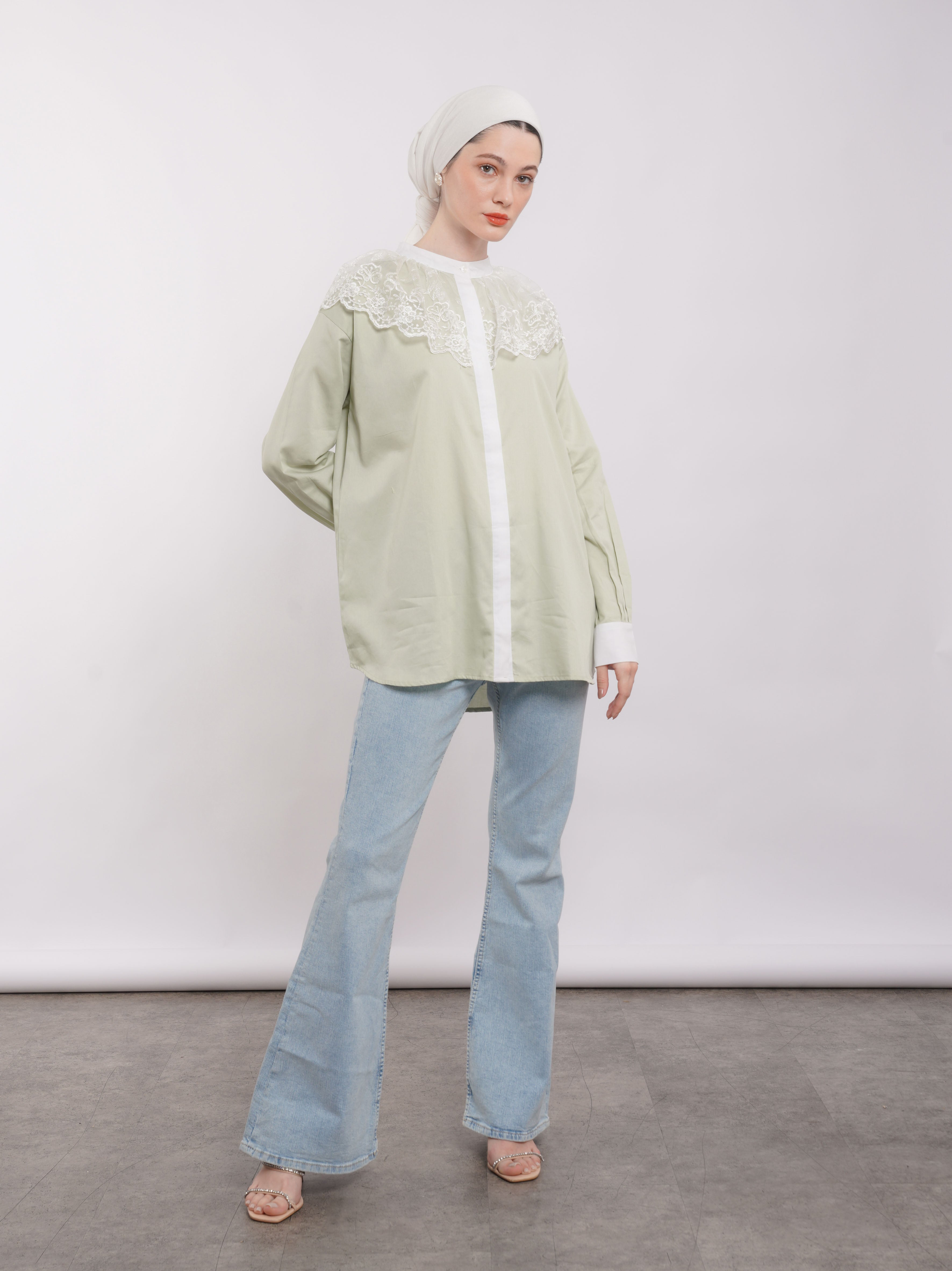 Rizzie Top Sage Green