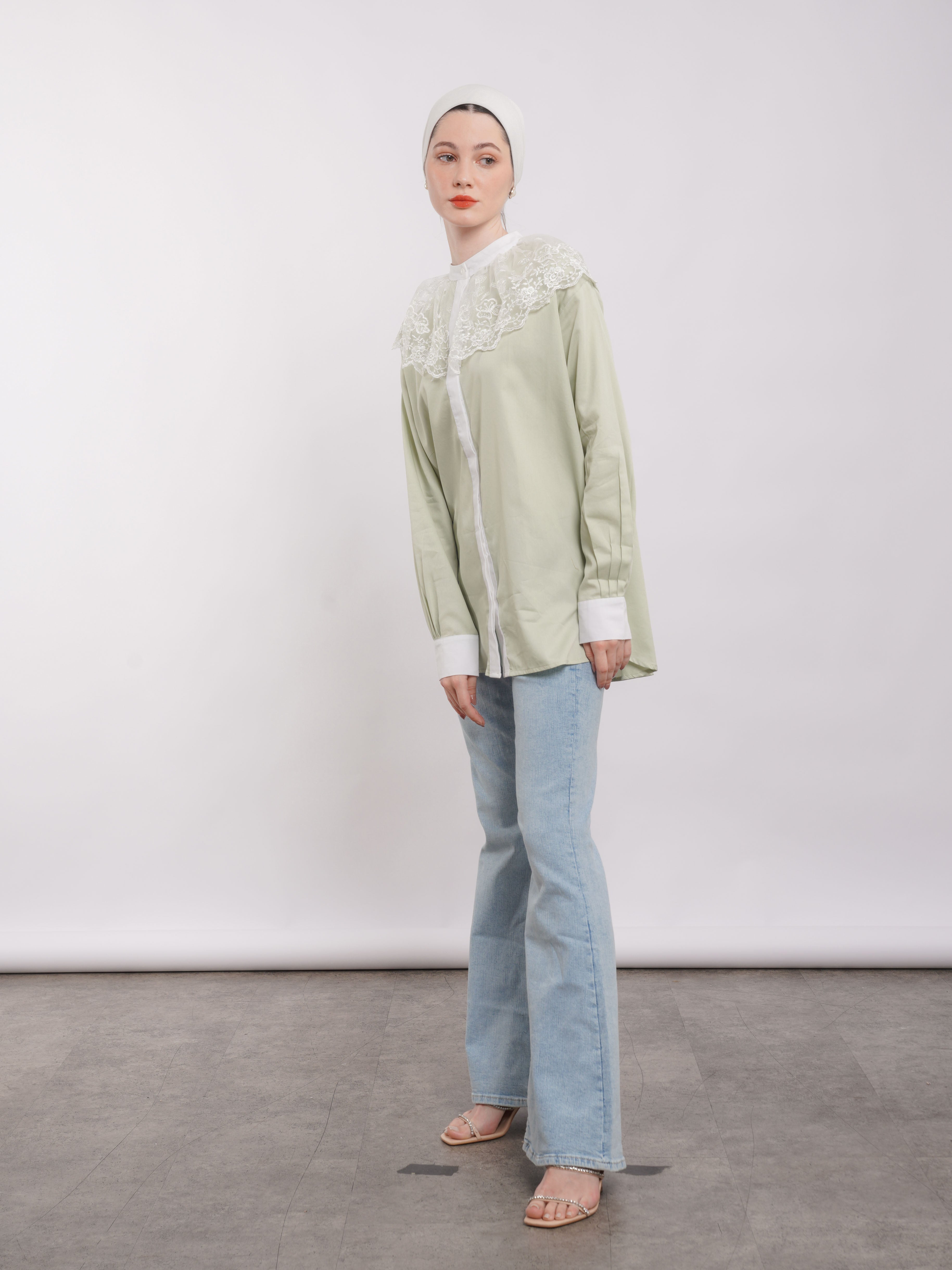 Rizzie Top Sage Green
