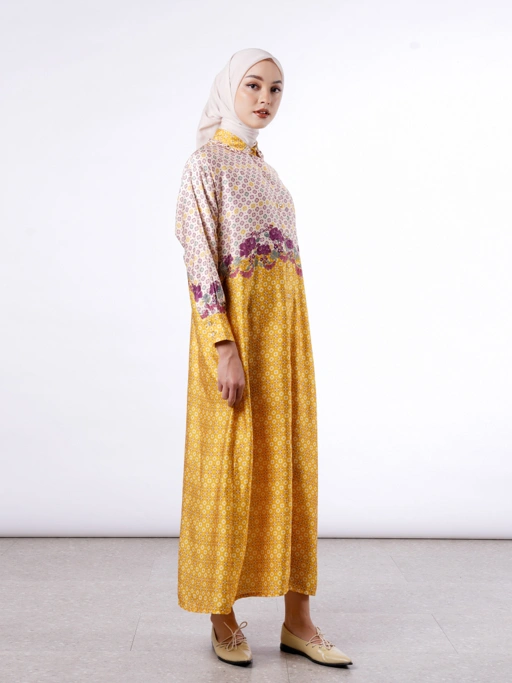 Image of Maliza Dress Mustard