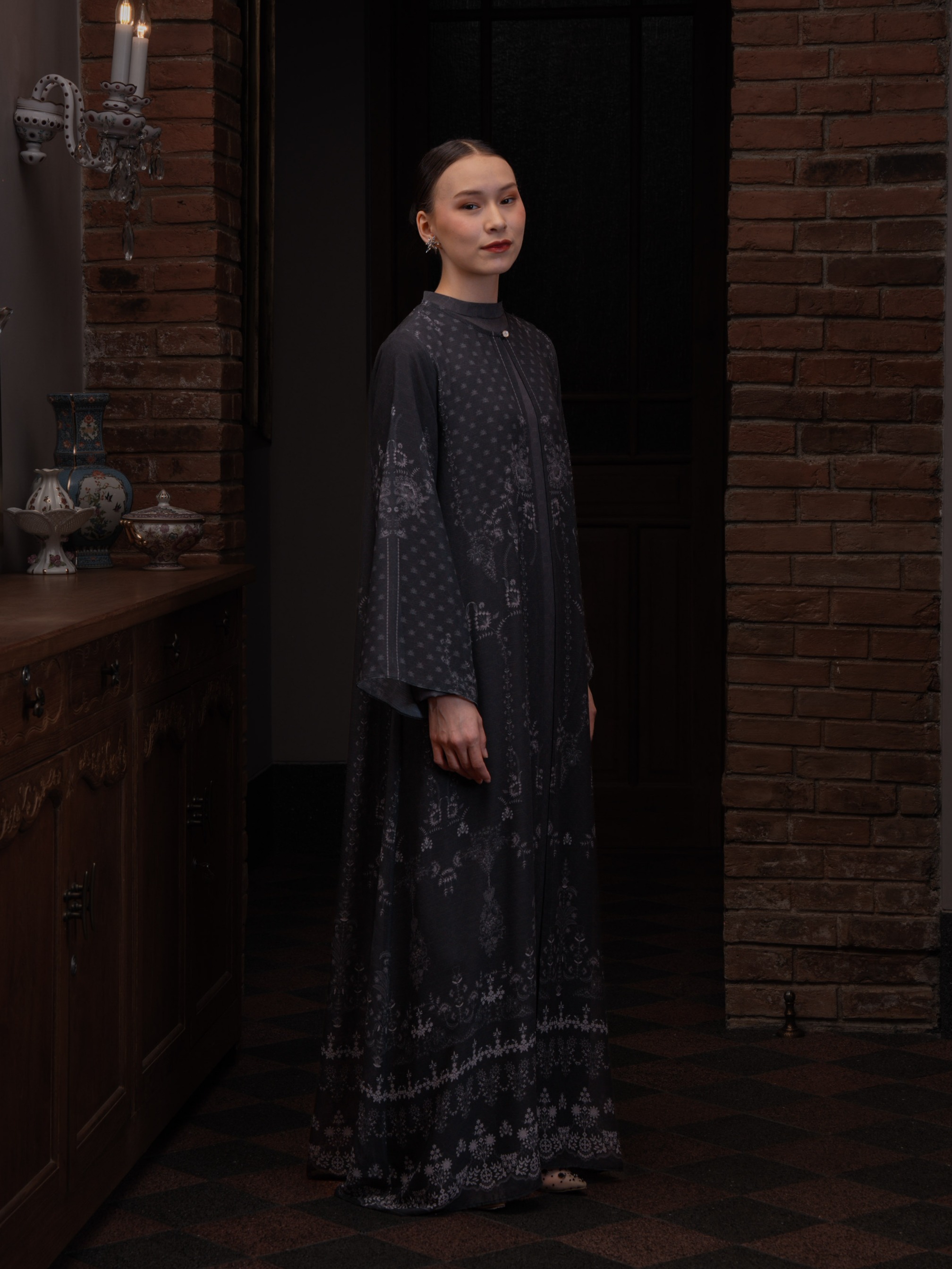 Thalita Dress Charcoal