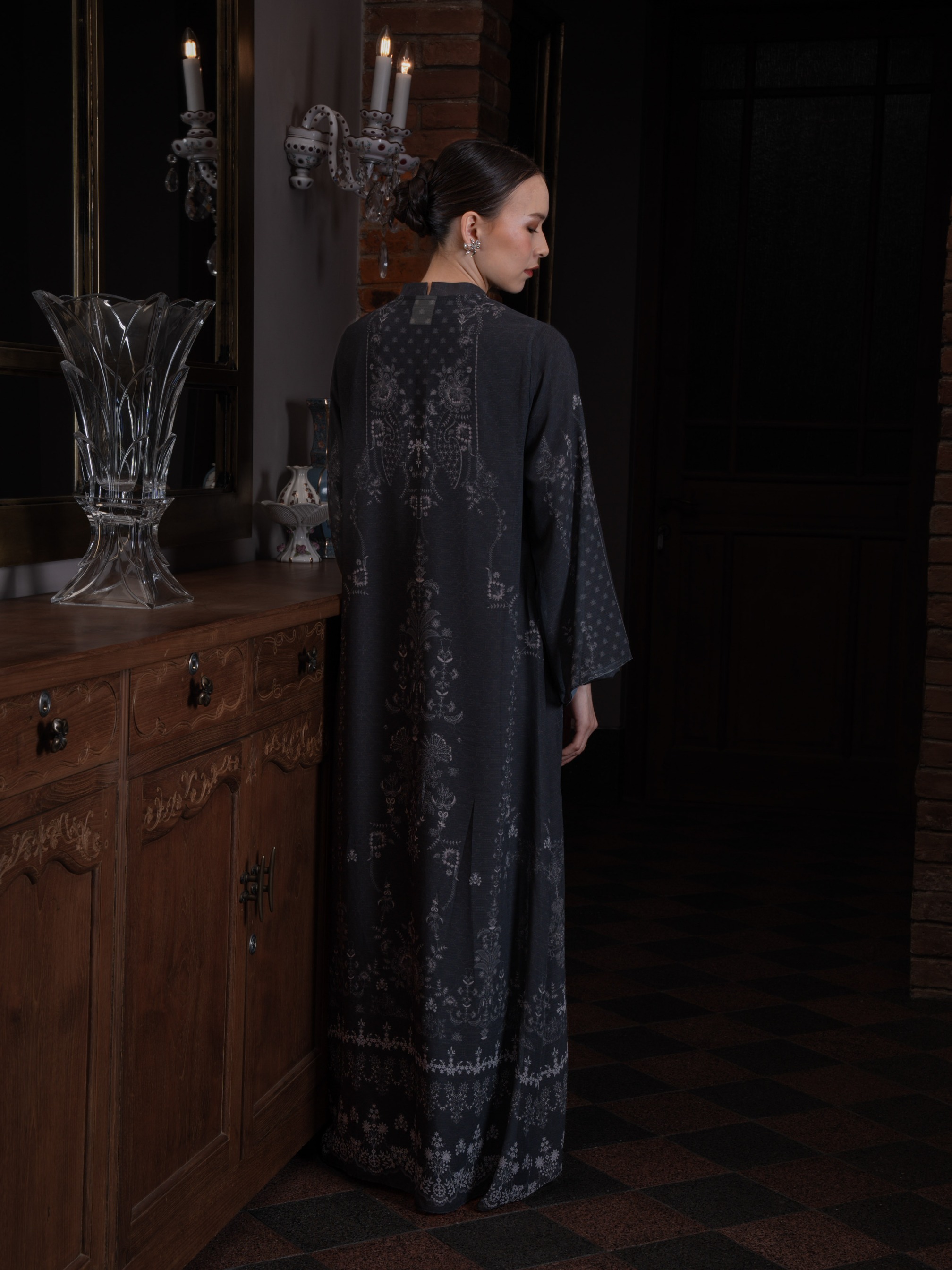 Thalita Dress Charcoal