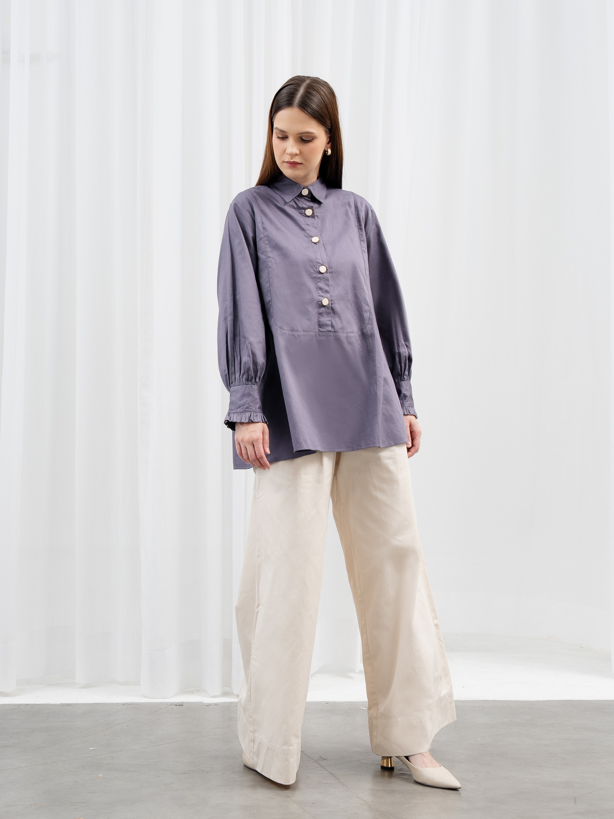 Bianca Shirt Charcoal