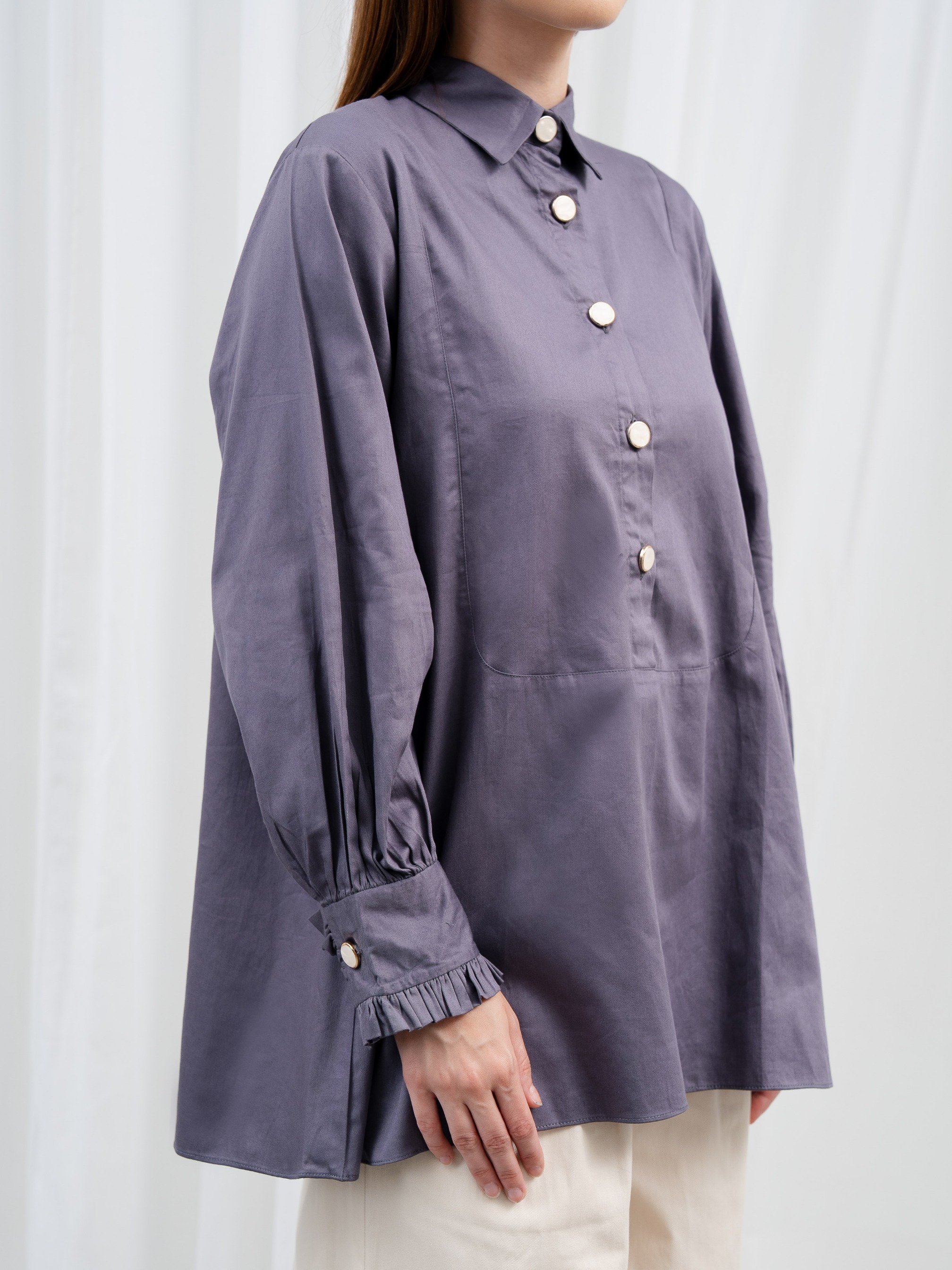 Bianca Shirt Charcoal
