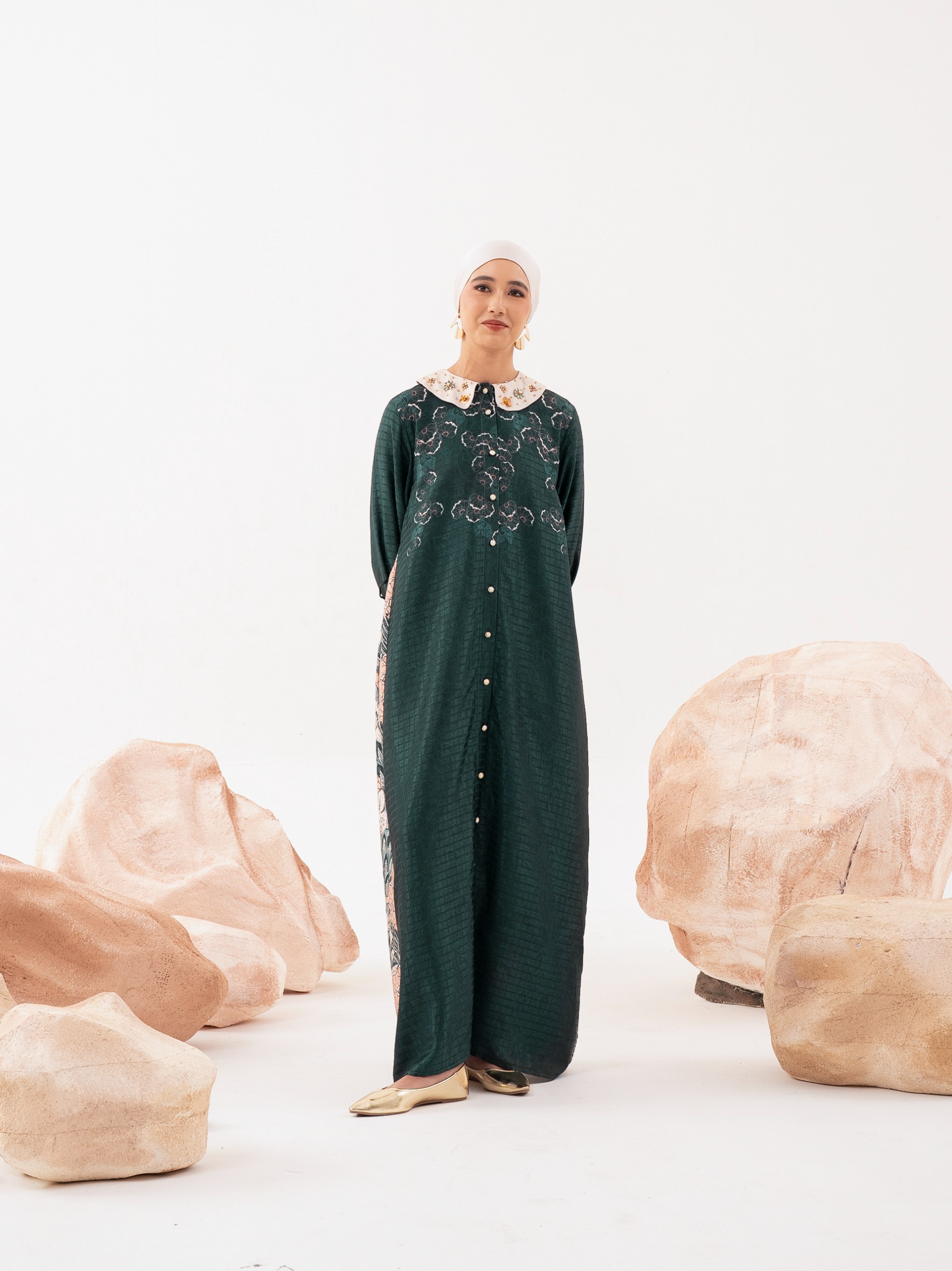 Davika Dress Emerald