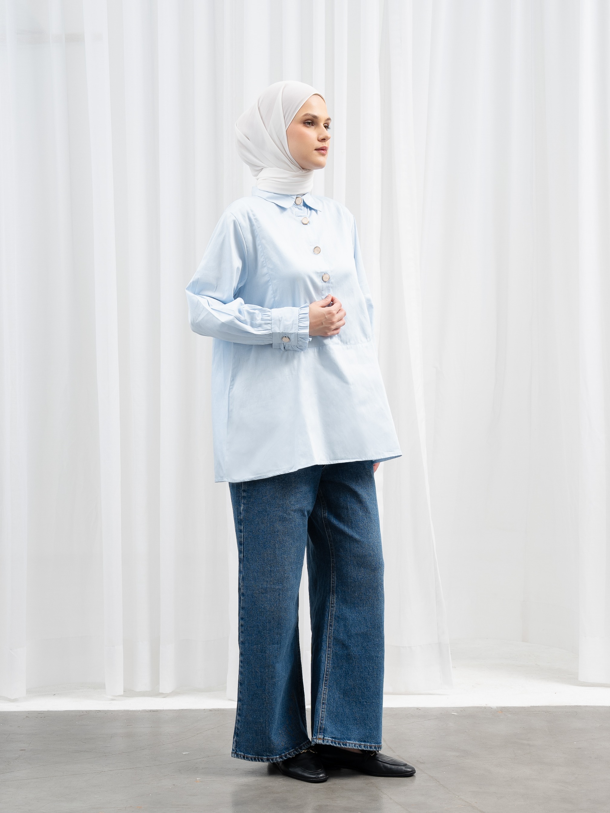 Bianca Shirt Light Blue