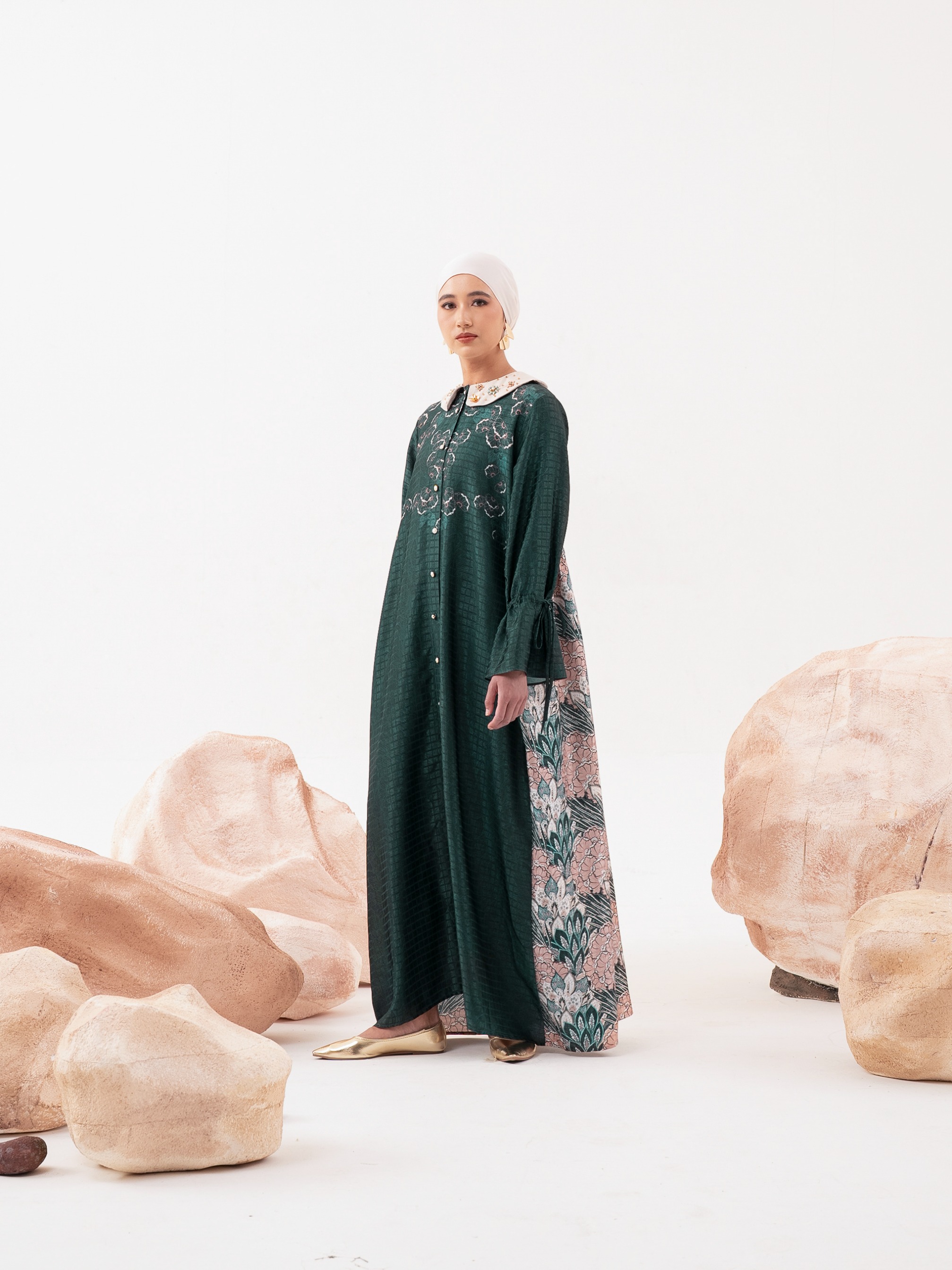 Davika Dress Emerald