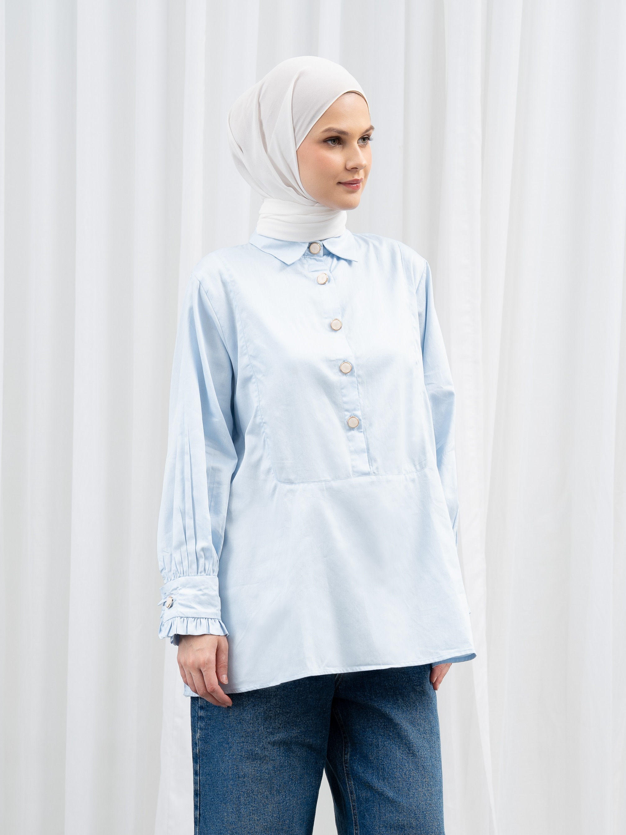 Bianca Shirt Light Blue