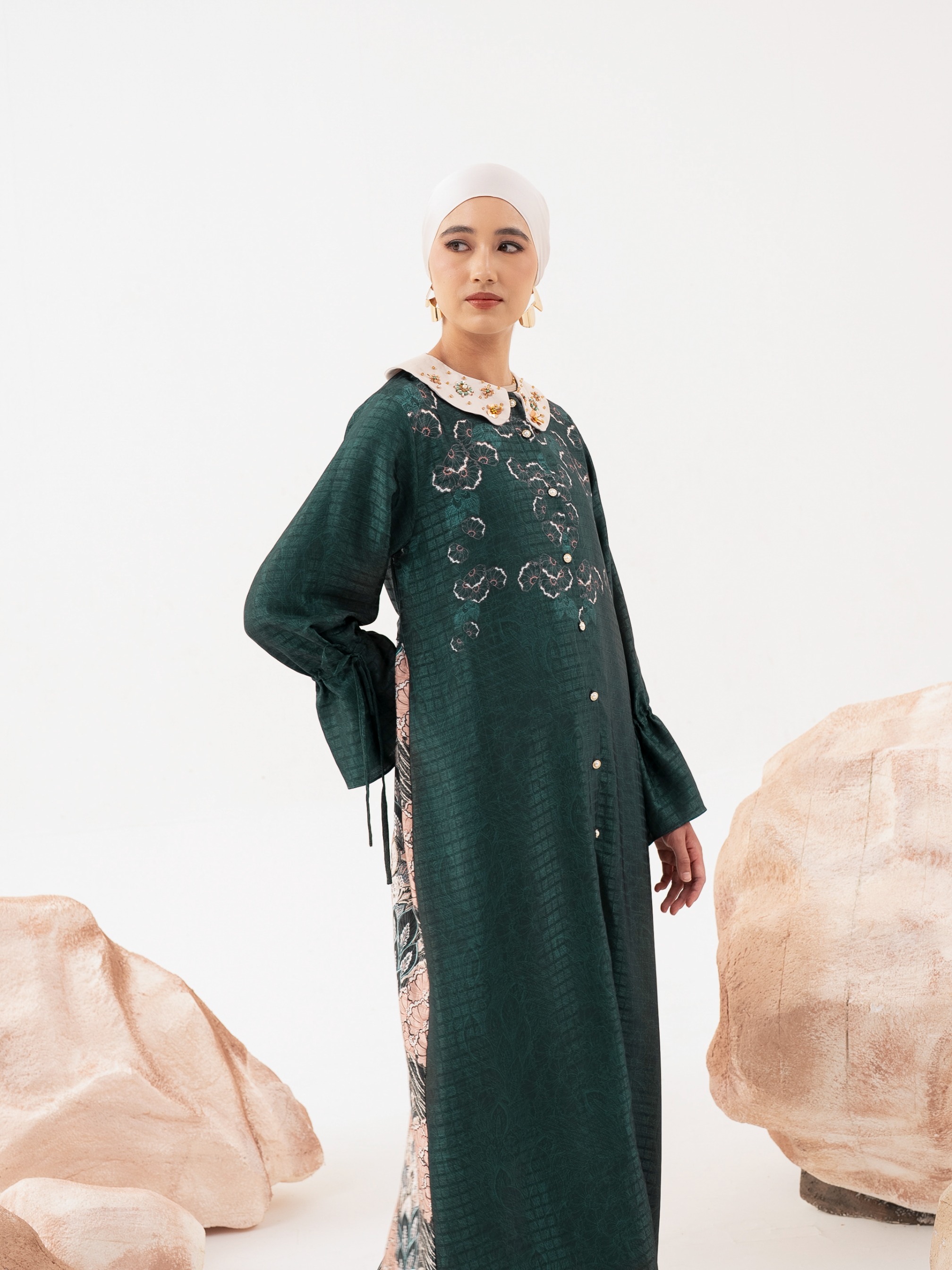 Davika Dress Emerald