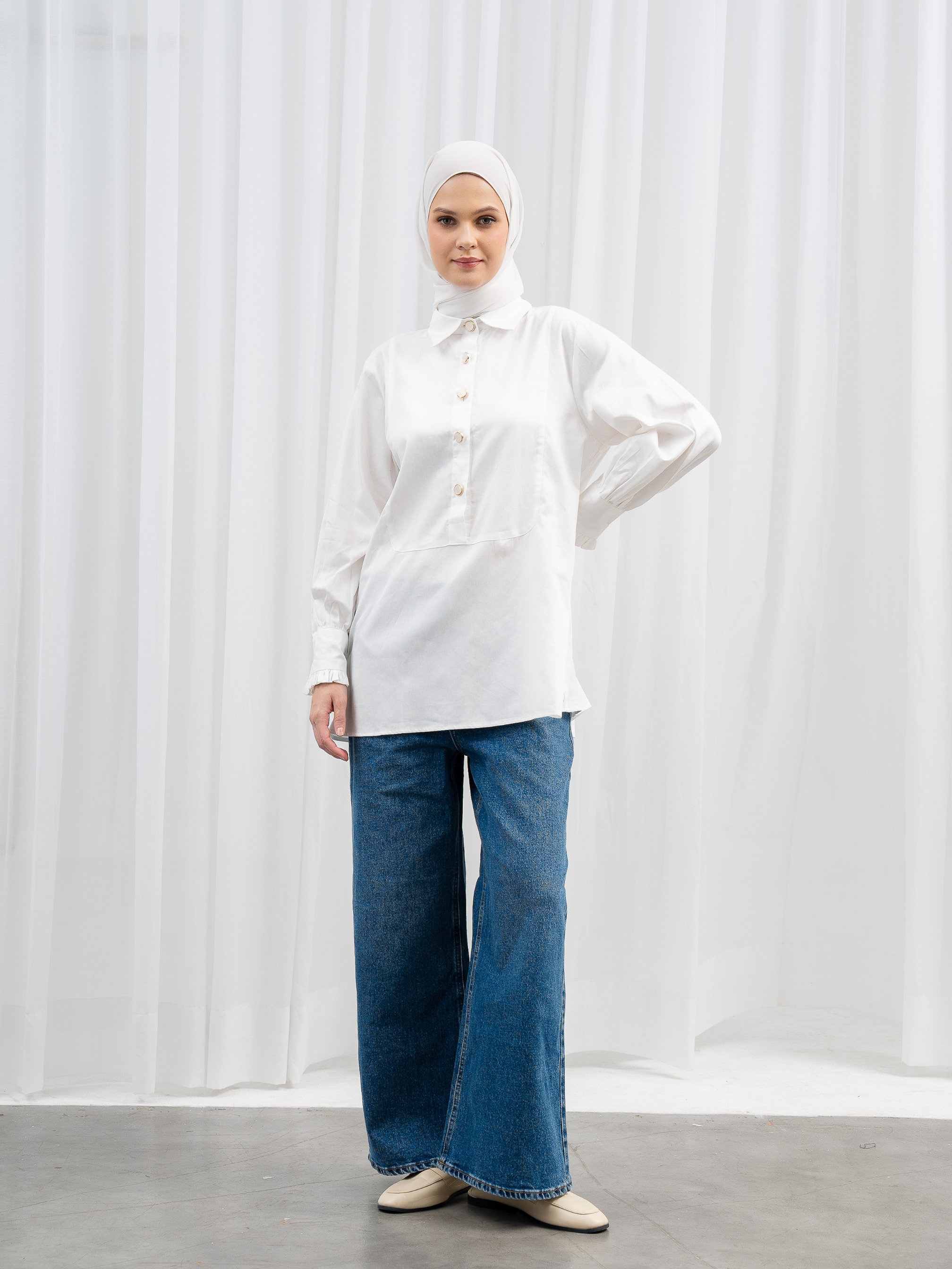 Bianca Shirt White