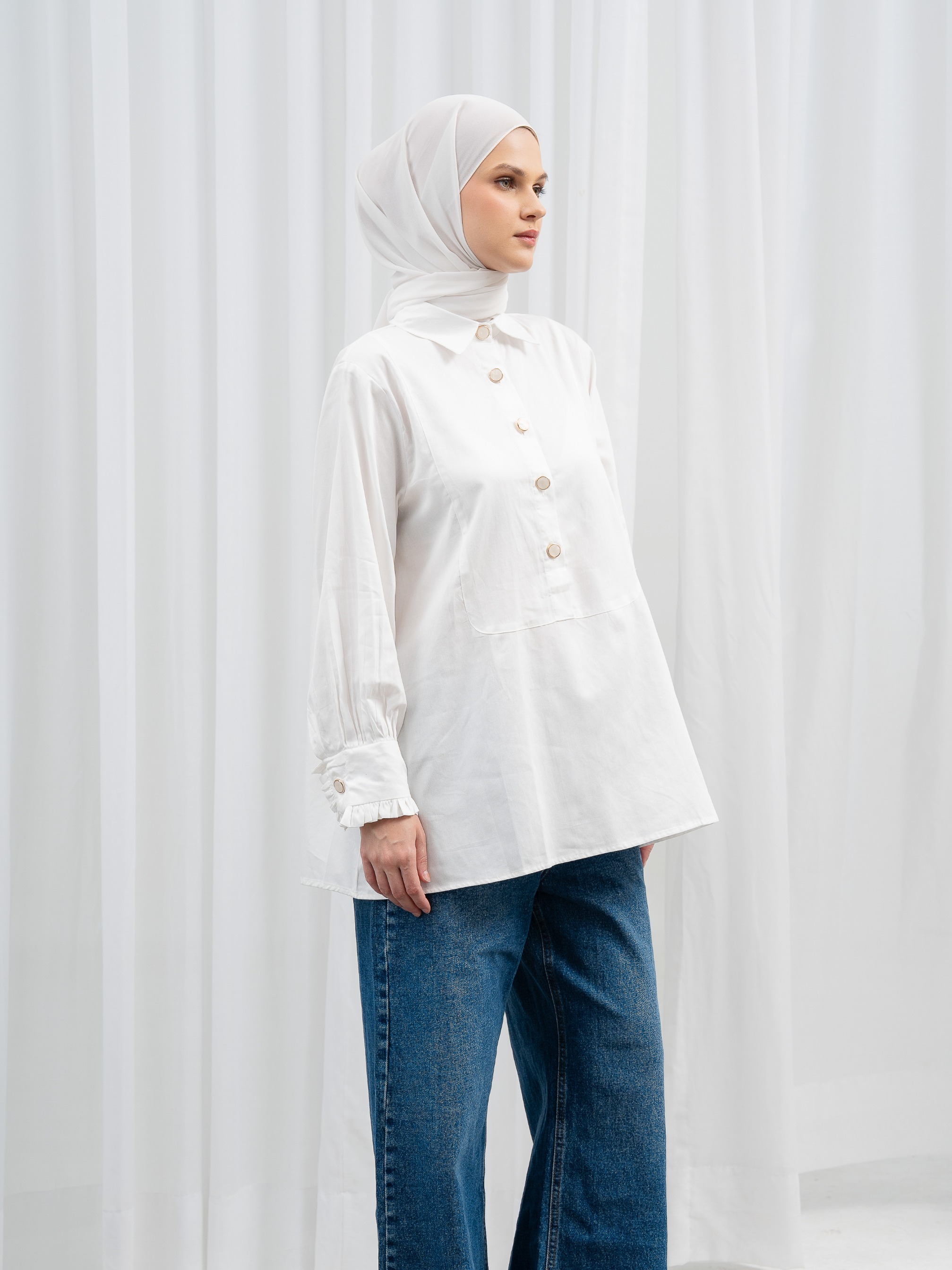 Bianca Shirt White