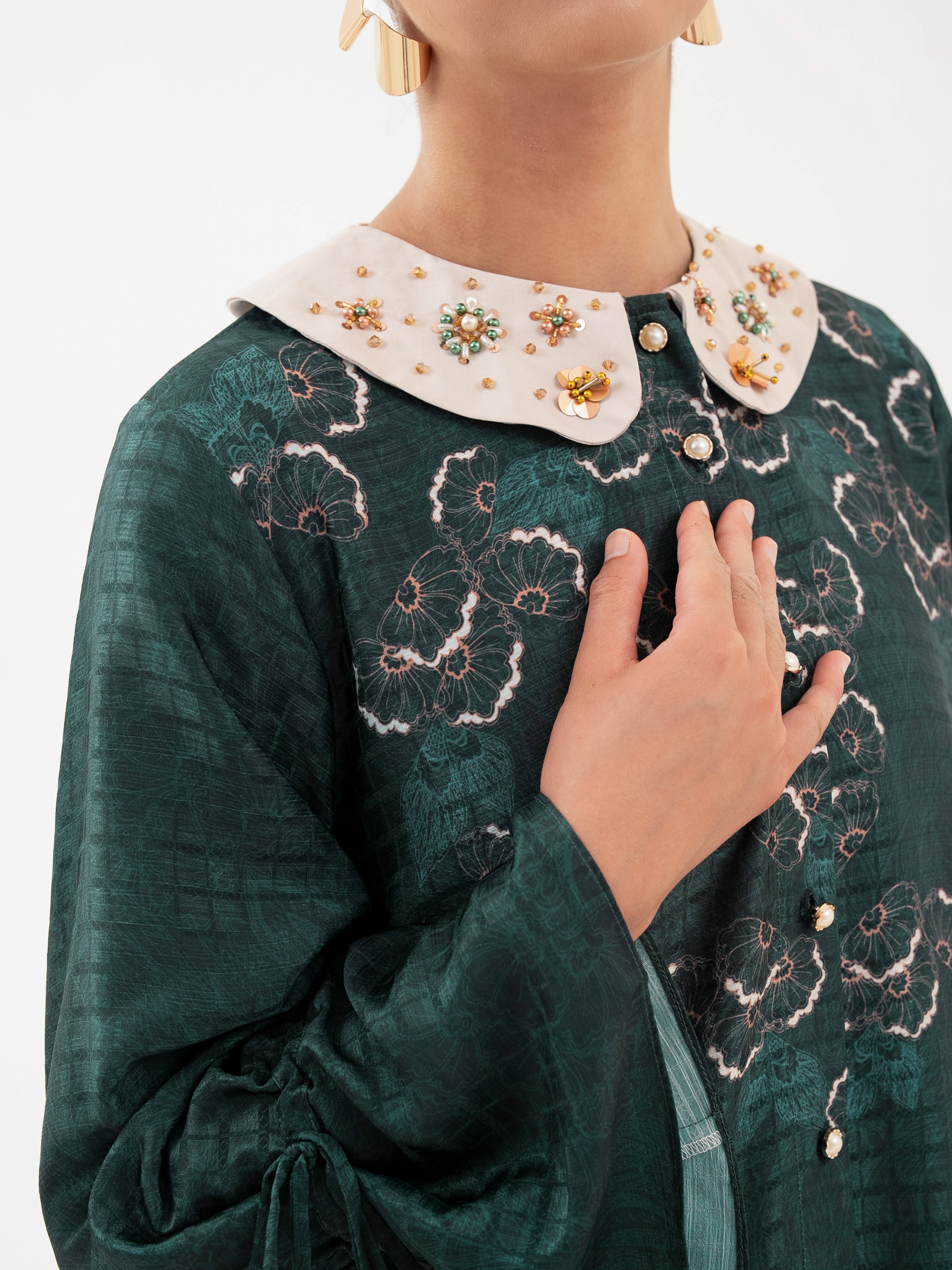 Davika Dress Emerald