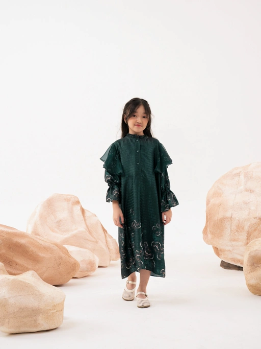 Image of Drea Dress Emerald