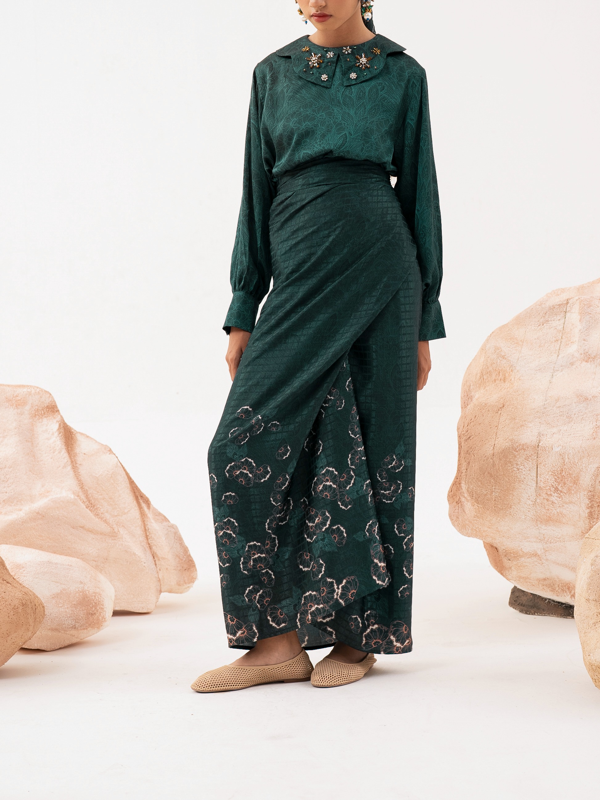 Dara Skirt Emerald