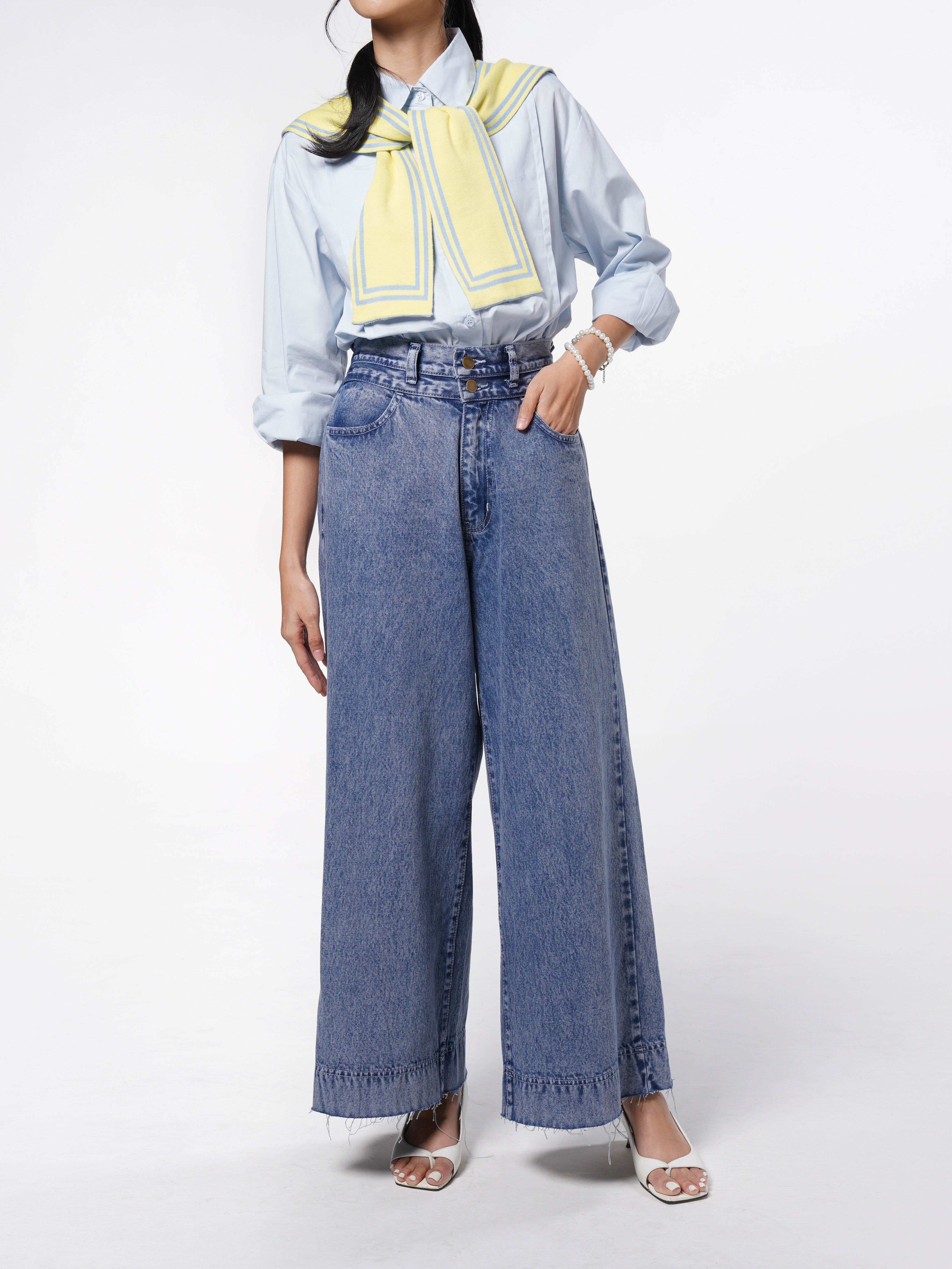 Ivani Denim Pants Navy