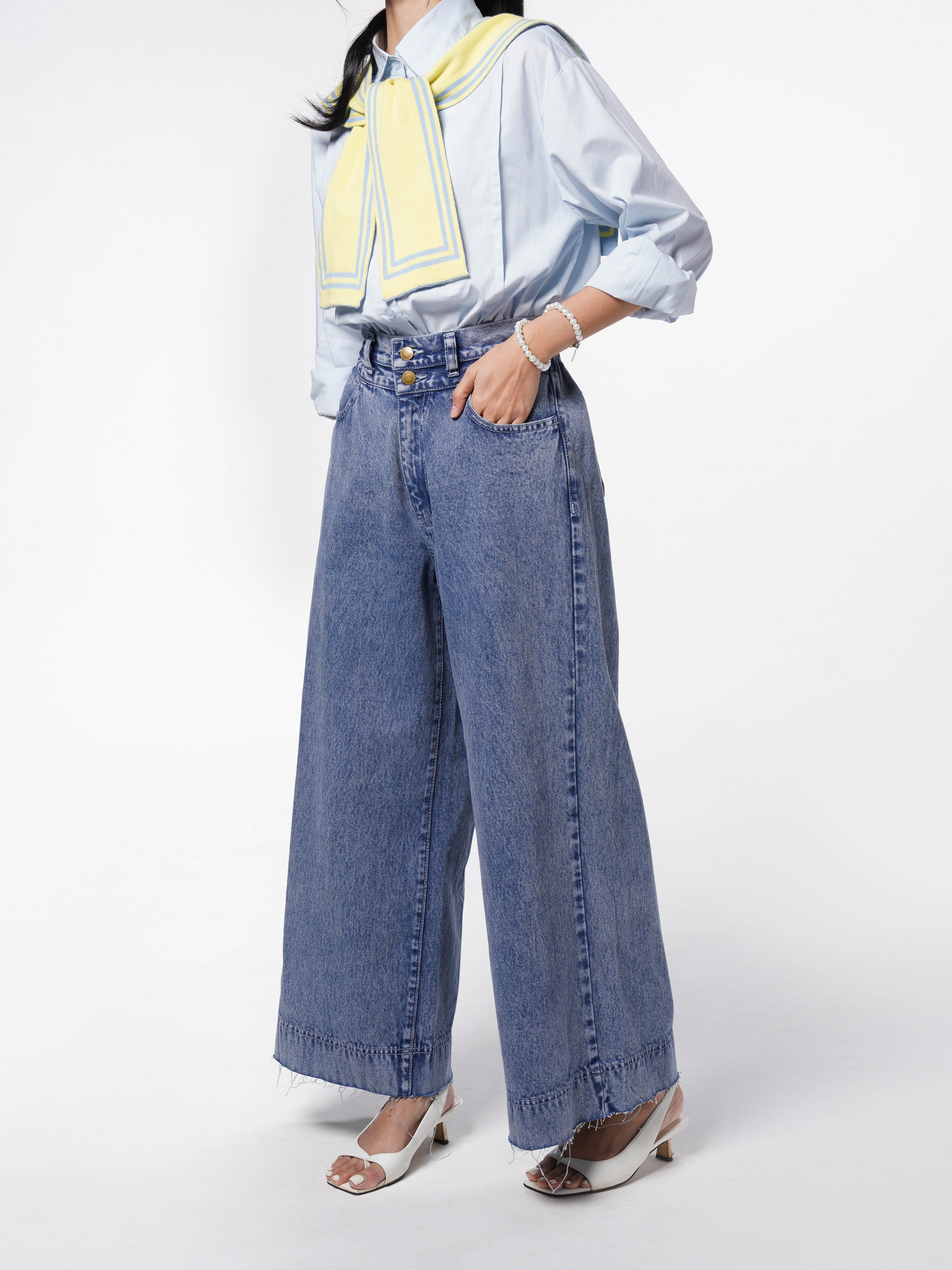 Ivani Denim Pants Navy
