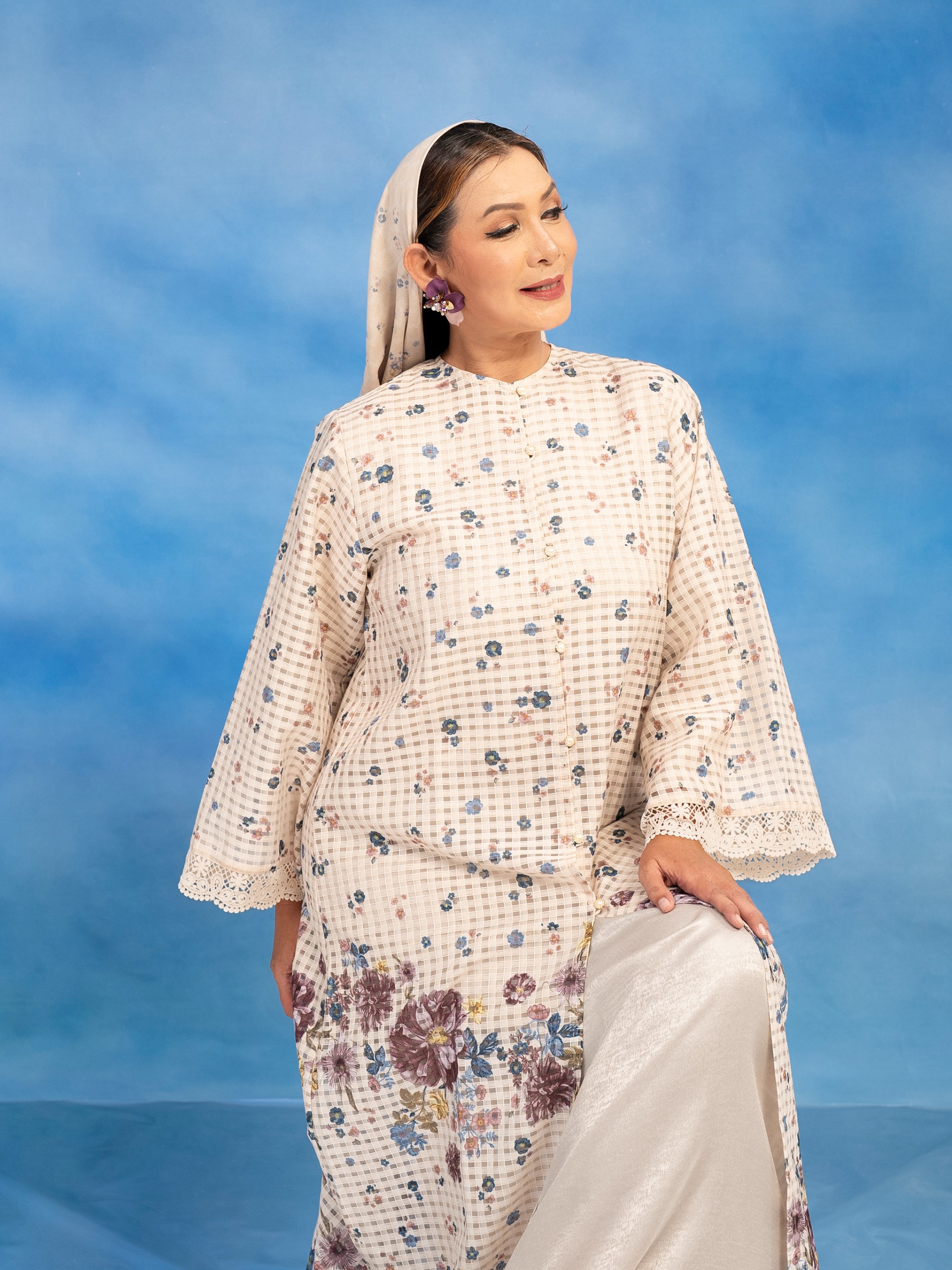 Isaura Dress set Creme