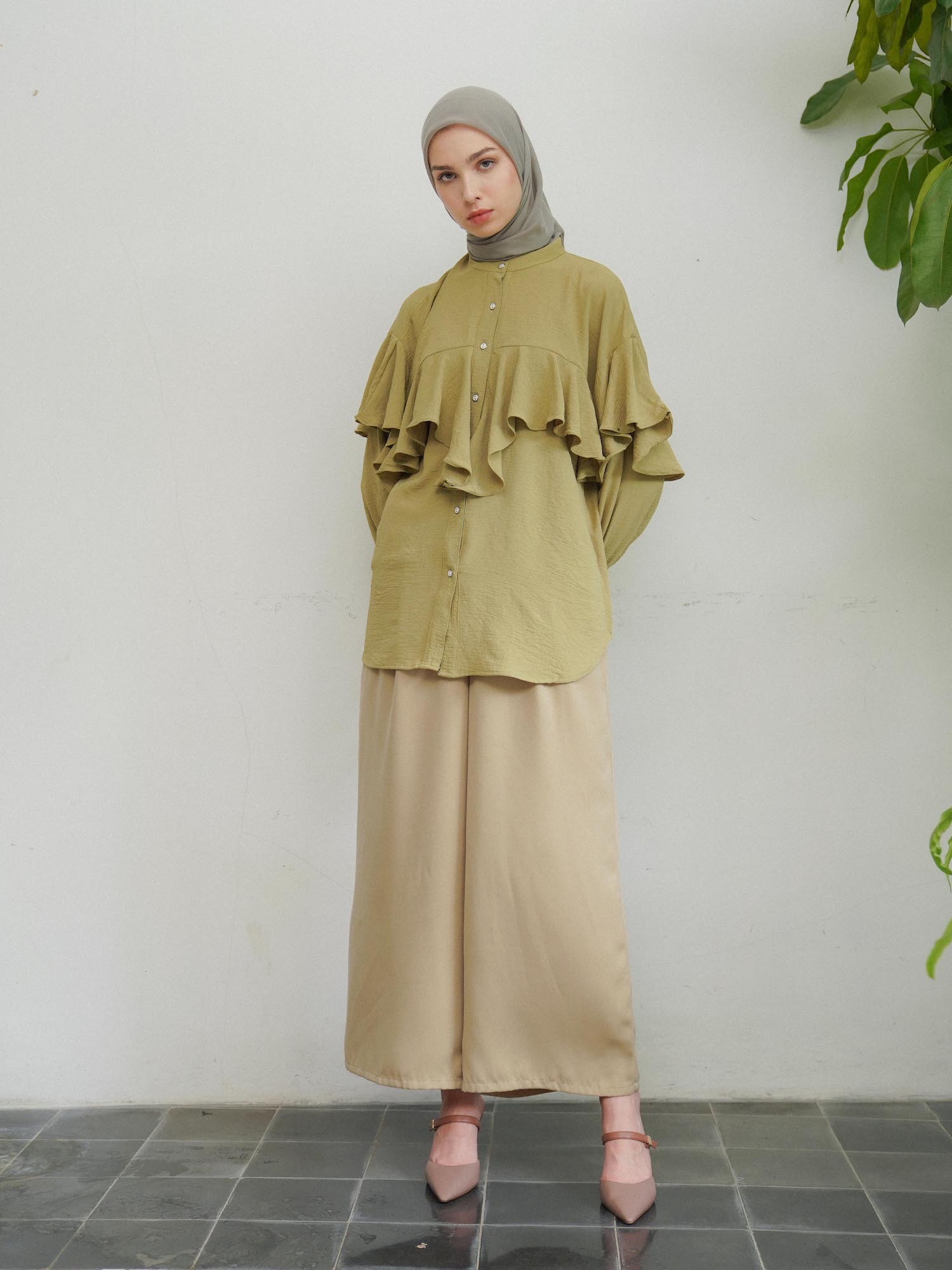 Hasya Top Sage Green