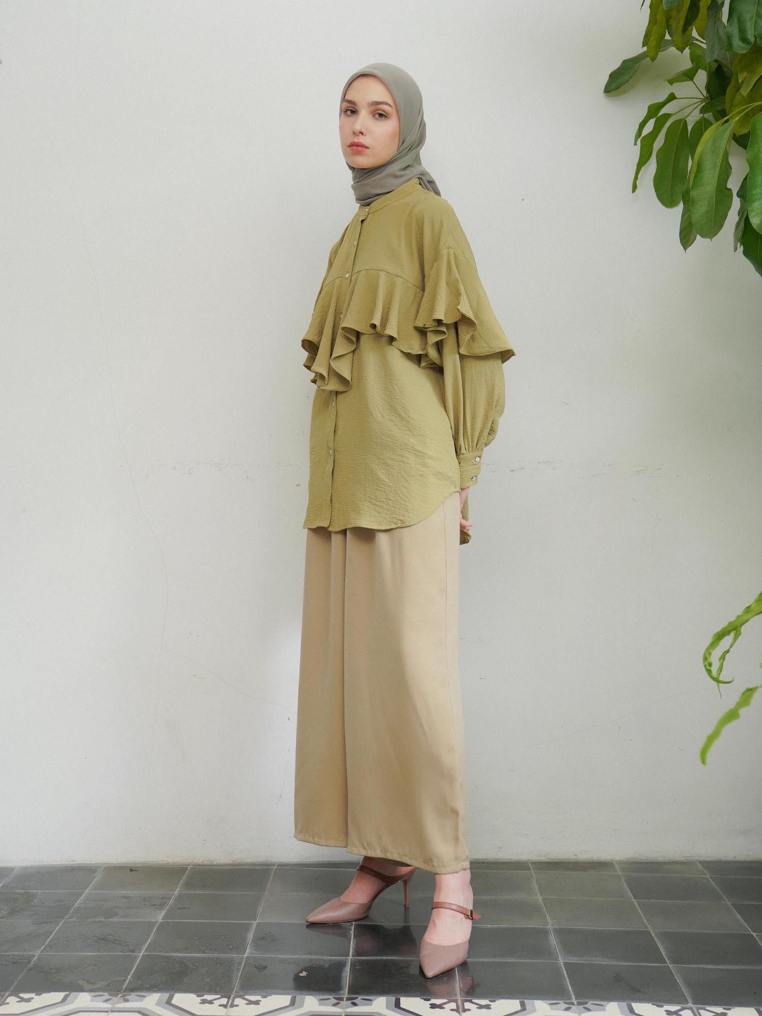 Hasya Top Sage Green