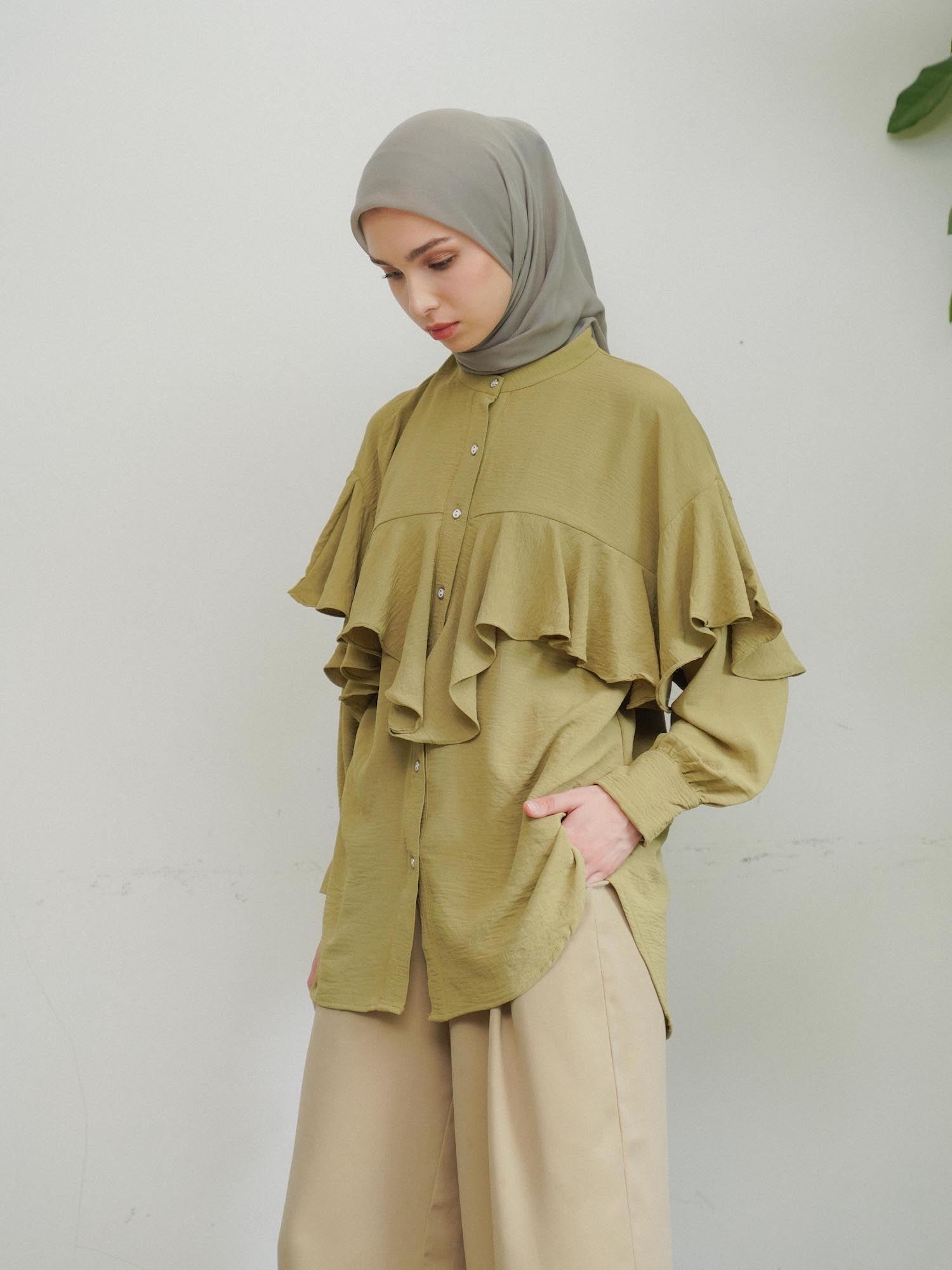 Hasya Top Sage Green