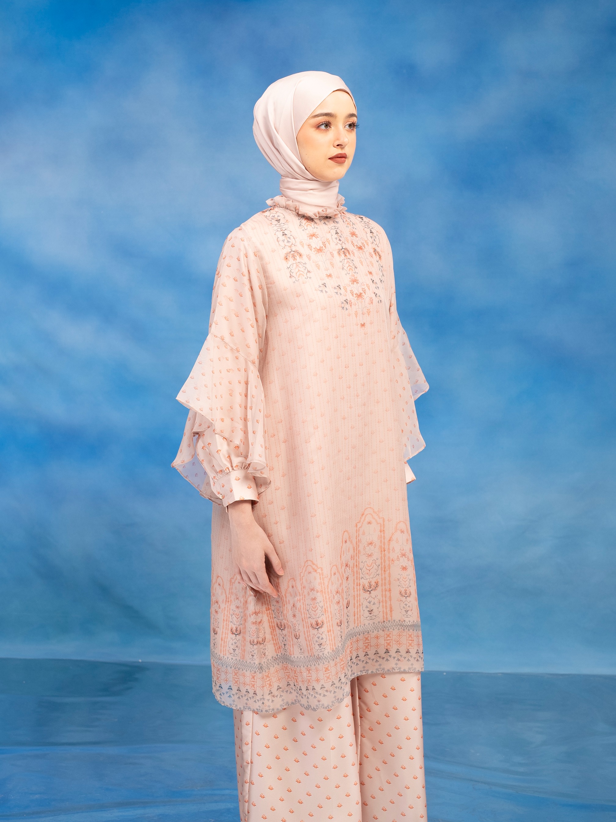 Clancy Tunic Set Light Orange