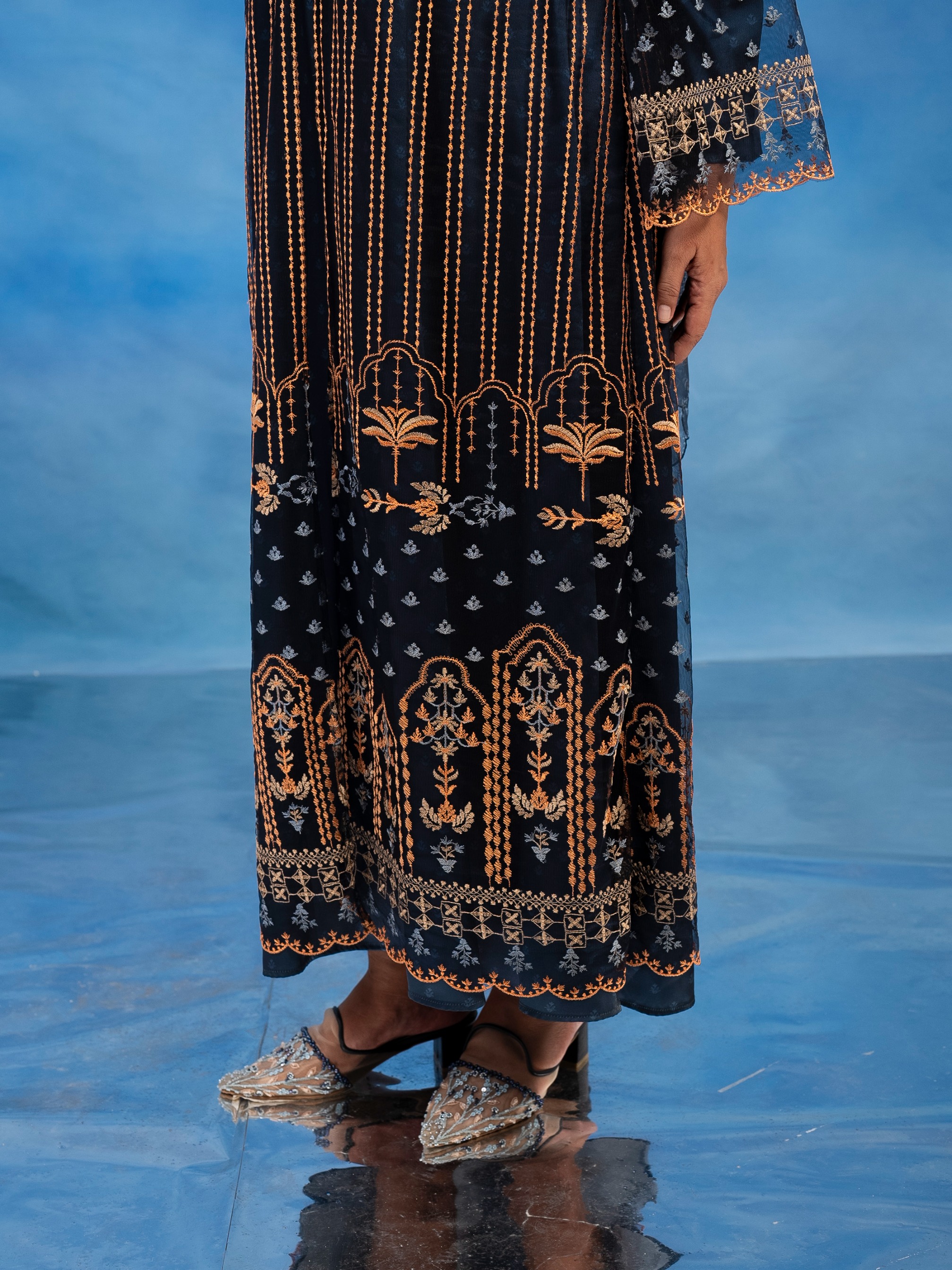 Carly Dress Set Midnight Blue