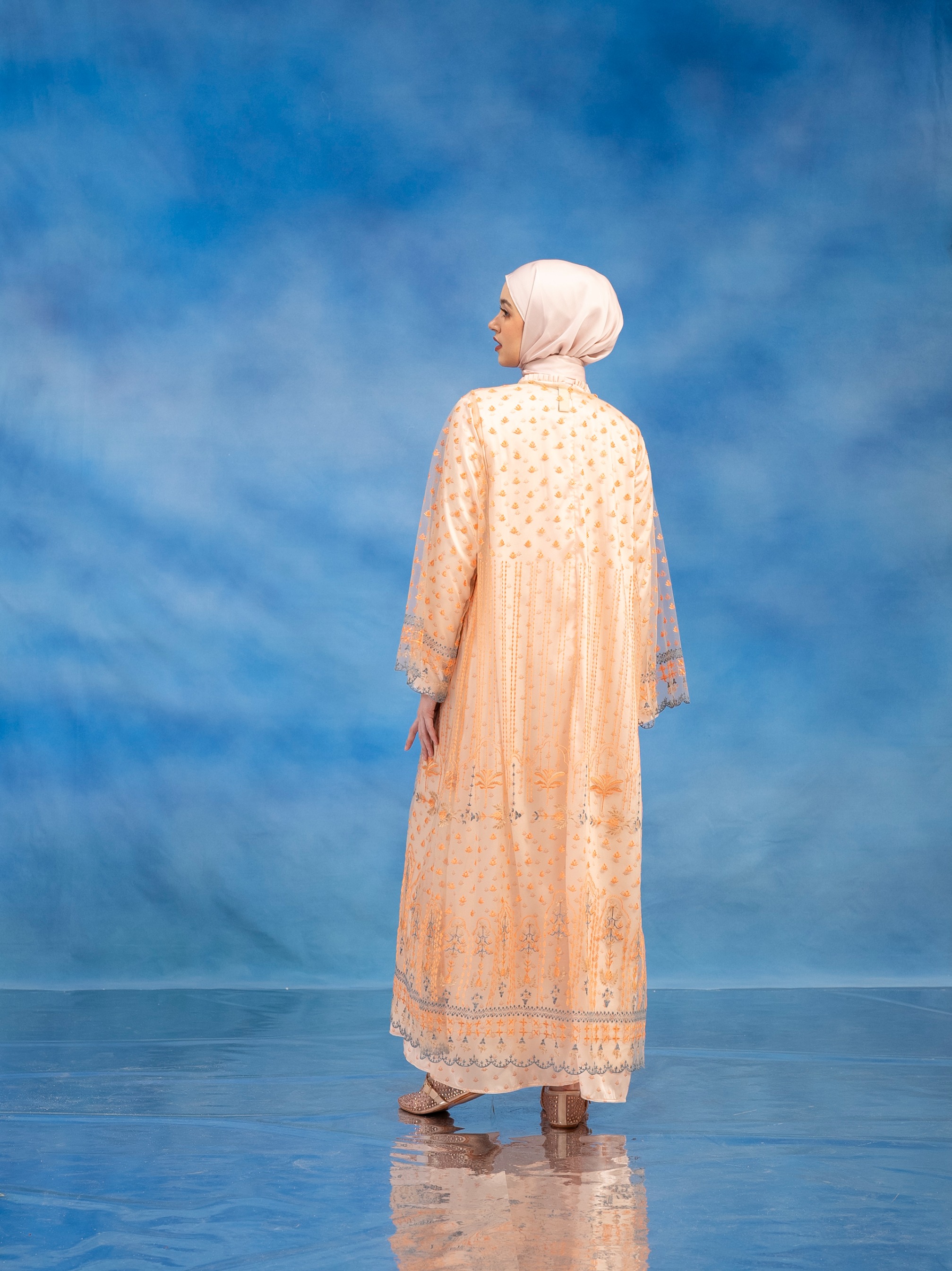 Carly Dress Set Light Orange