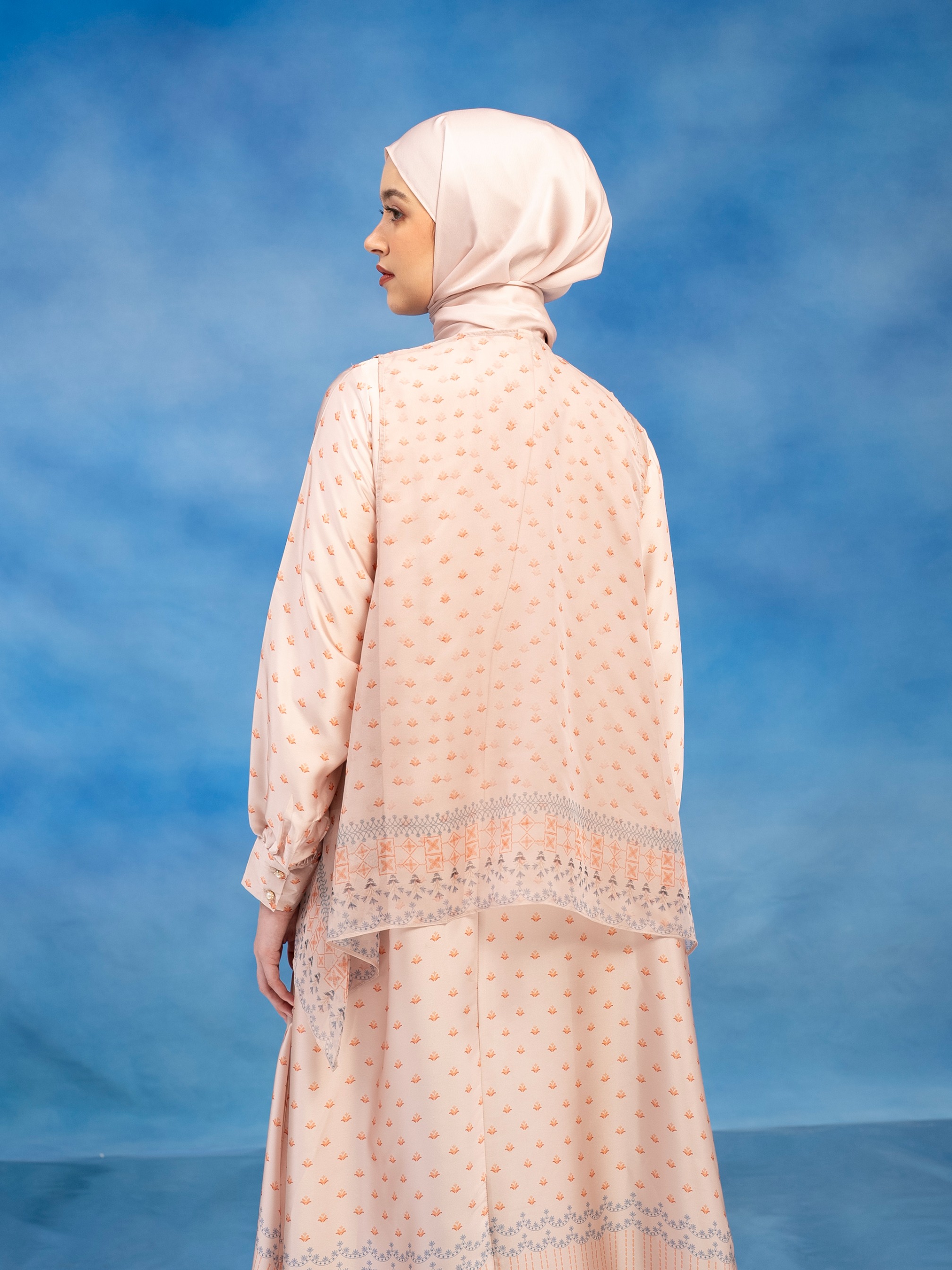 Claudia Dress Set Light Orange