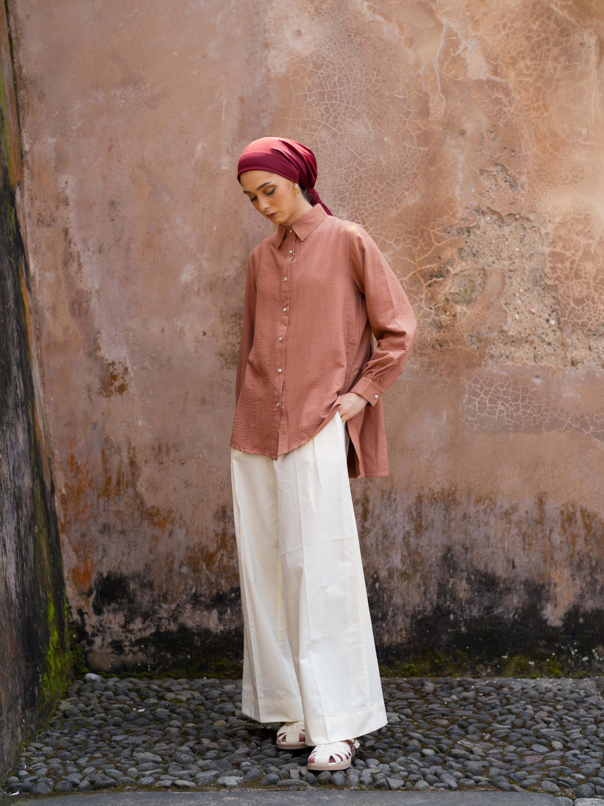 Nalia Top Brown