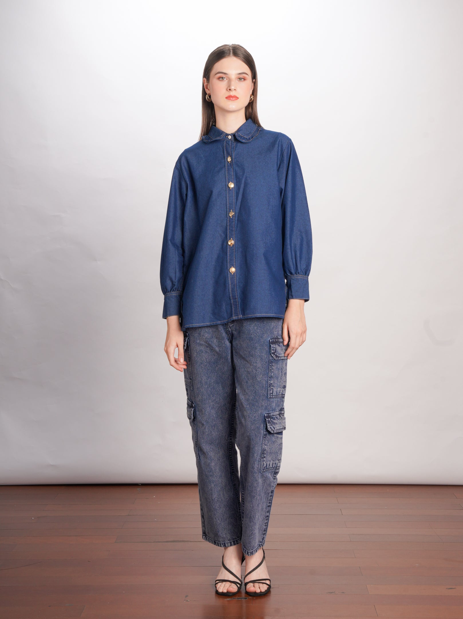 Rae Shirt Blue Denim