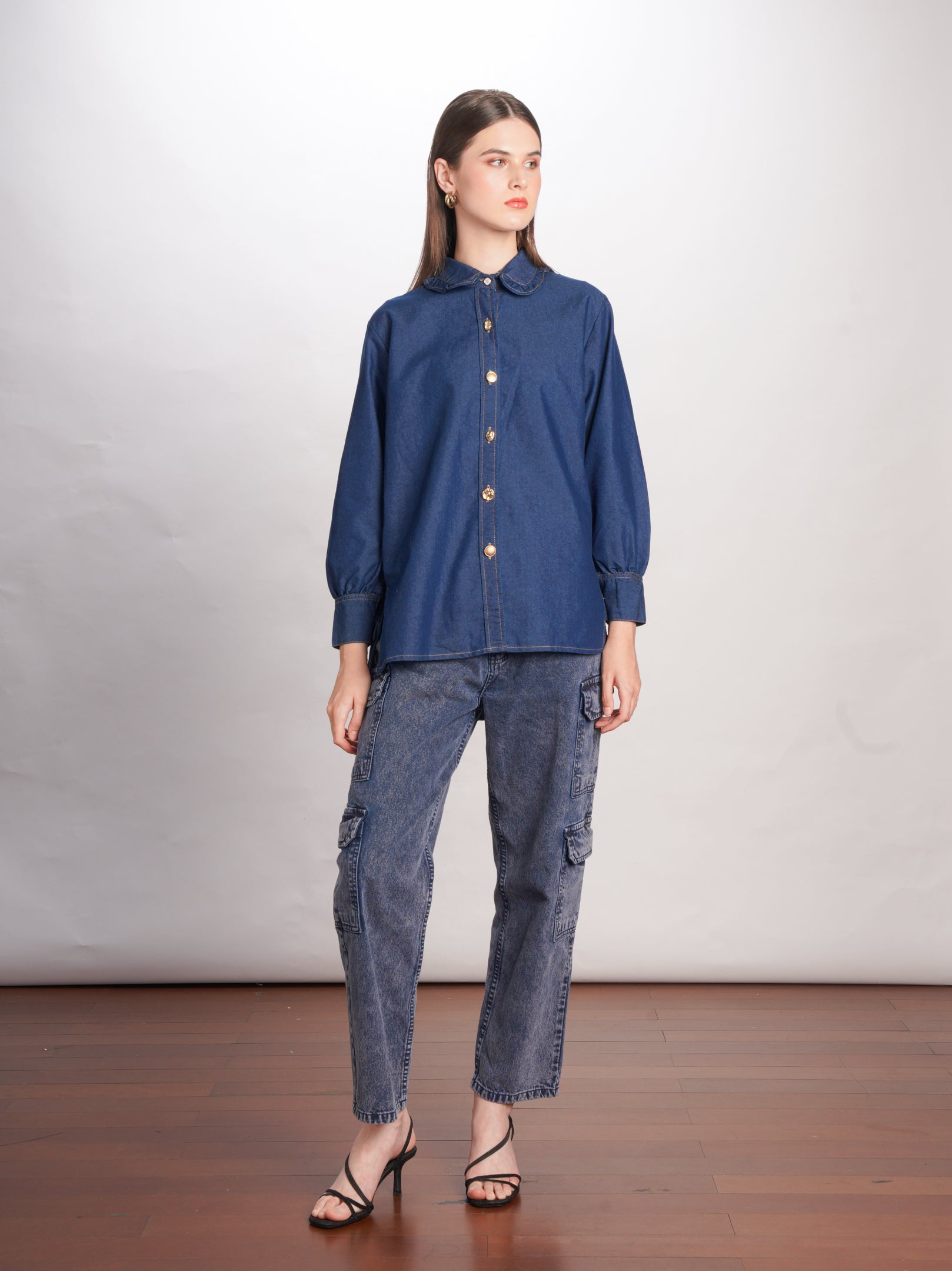 Rae Shirt Blue Denim