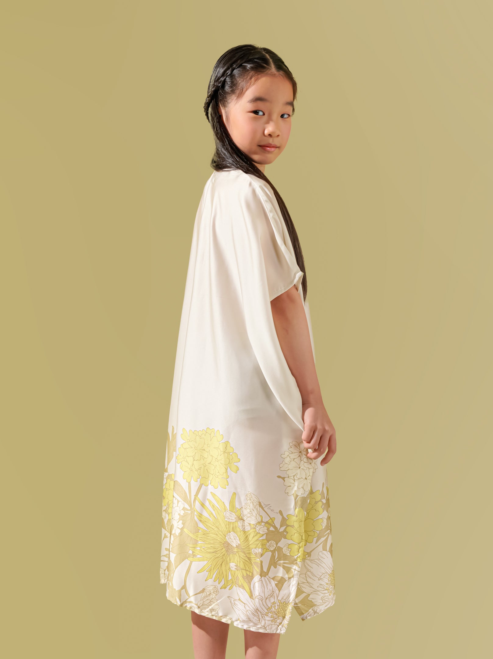 Sienna Kaftan Girl Beige