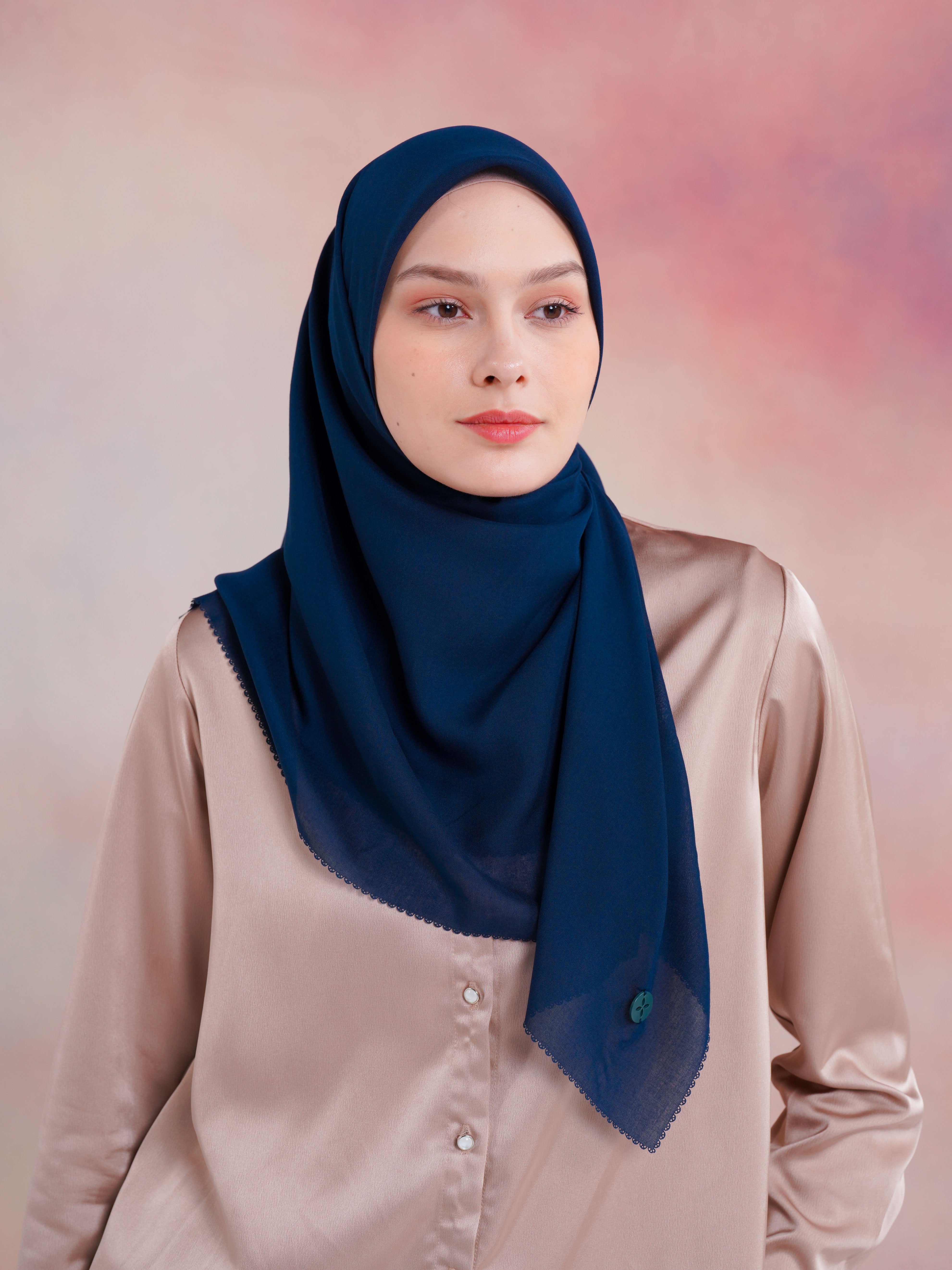 Noura Scarves Midnight Blue