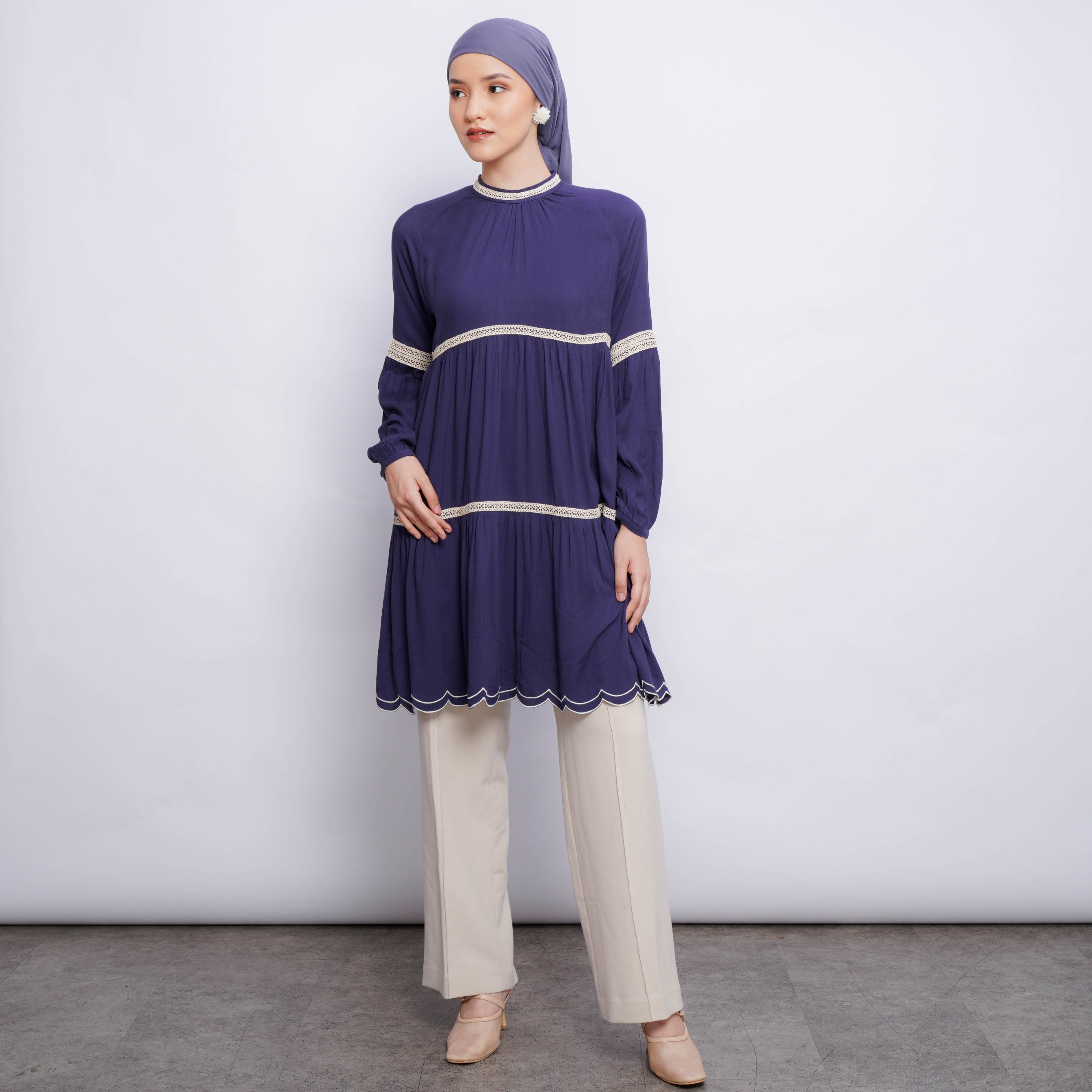 Layla Tunic Navy