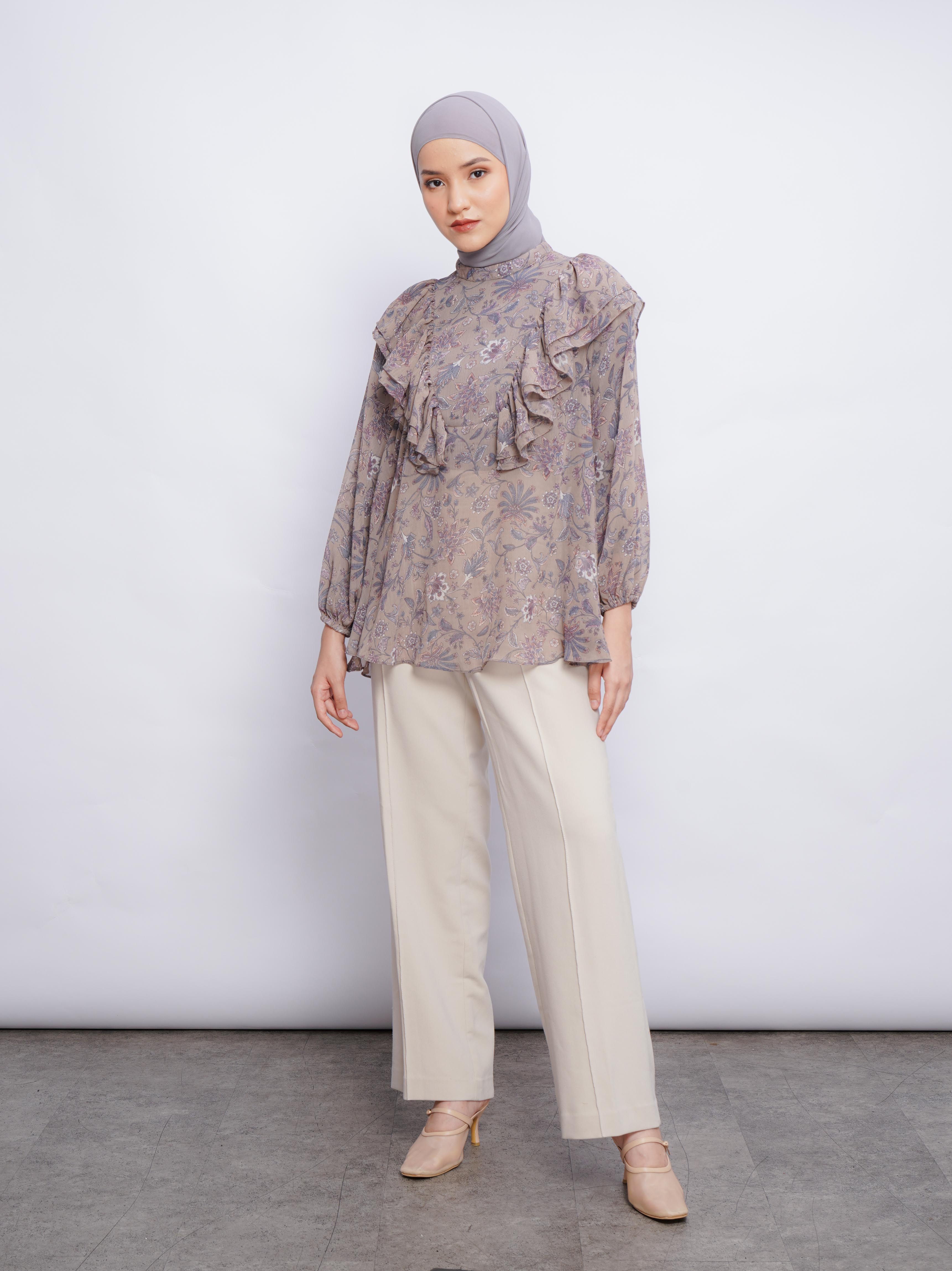 Laura Top Ash Brown