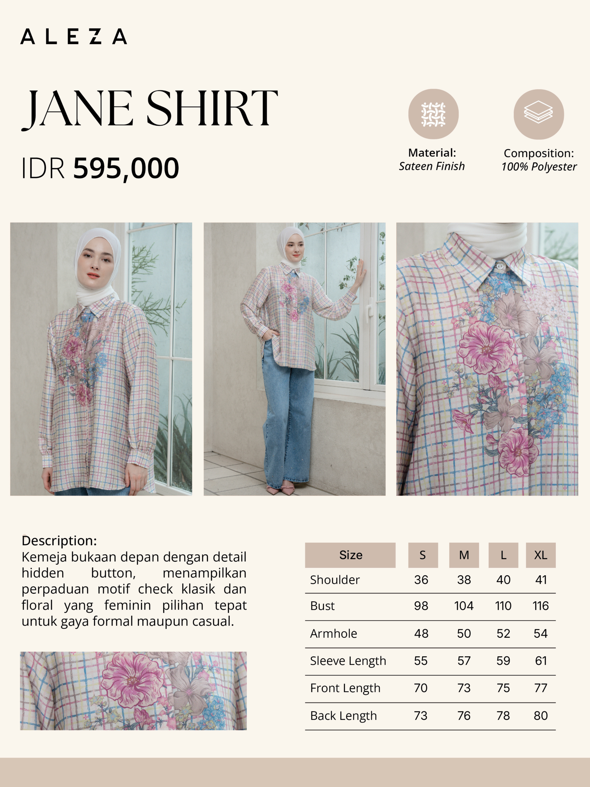 Jane Shirt Light Pink
