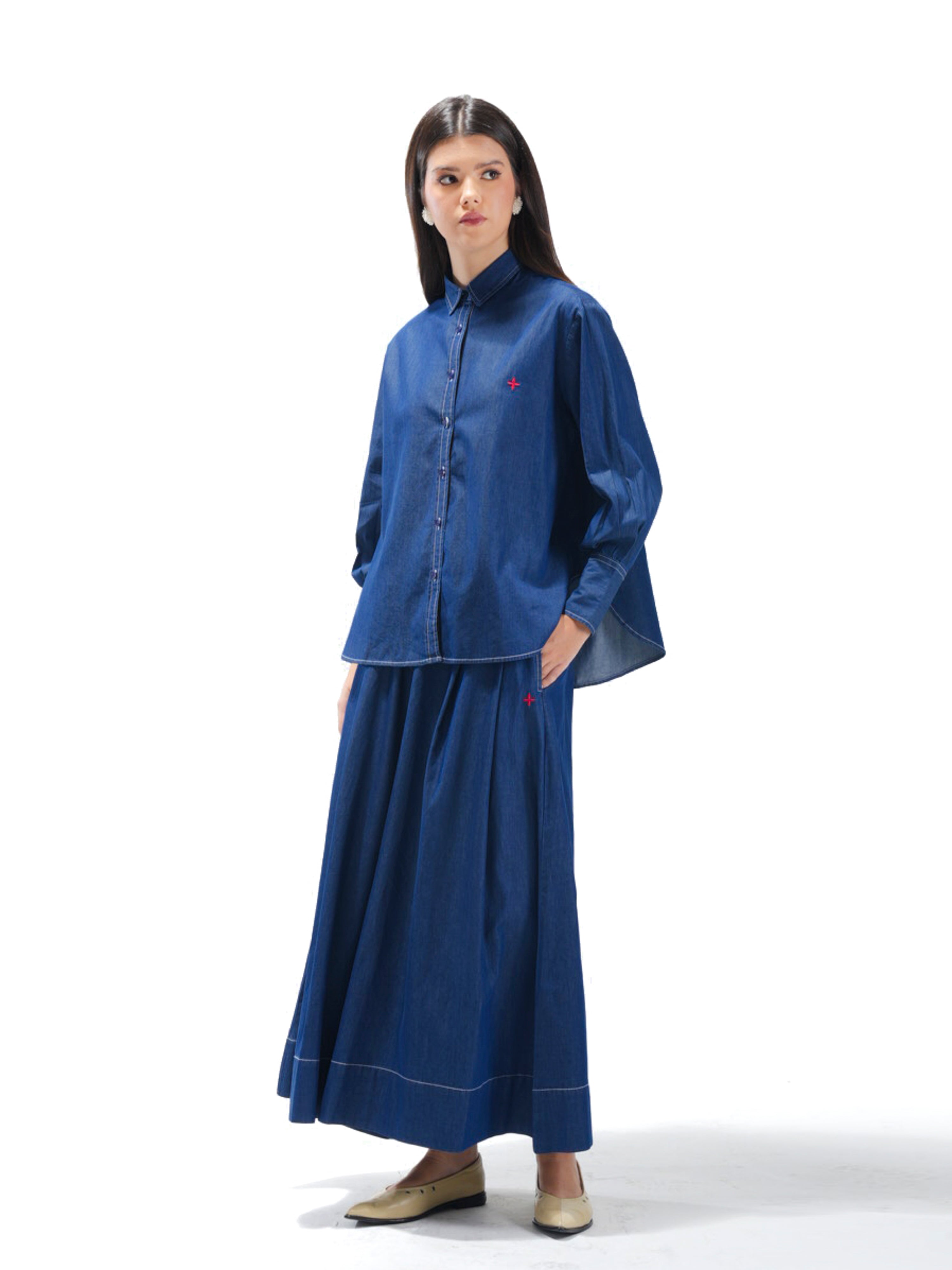 Veryl Denim Shirt Blue