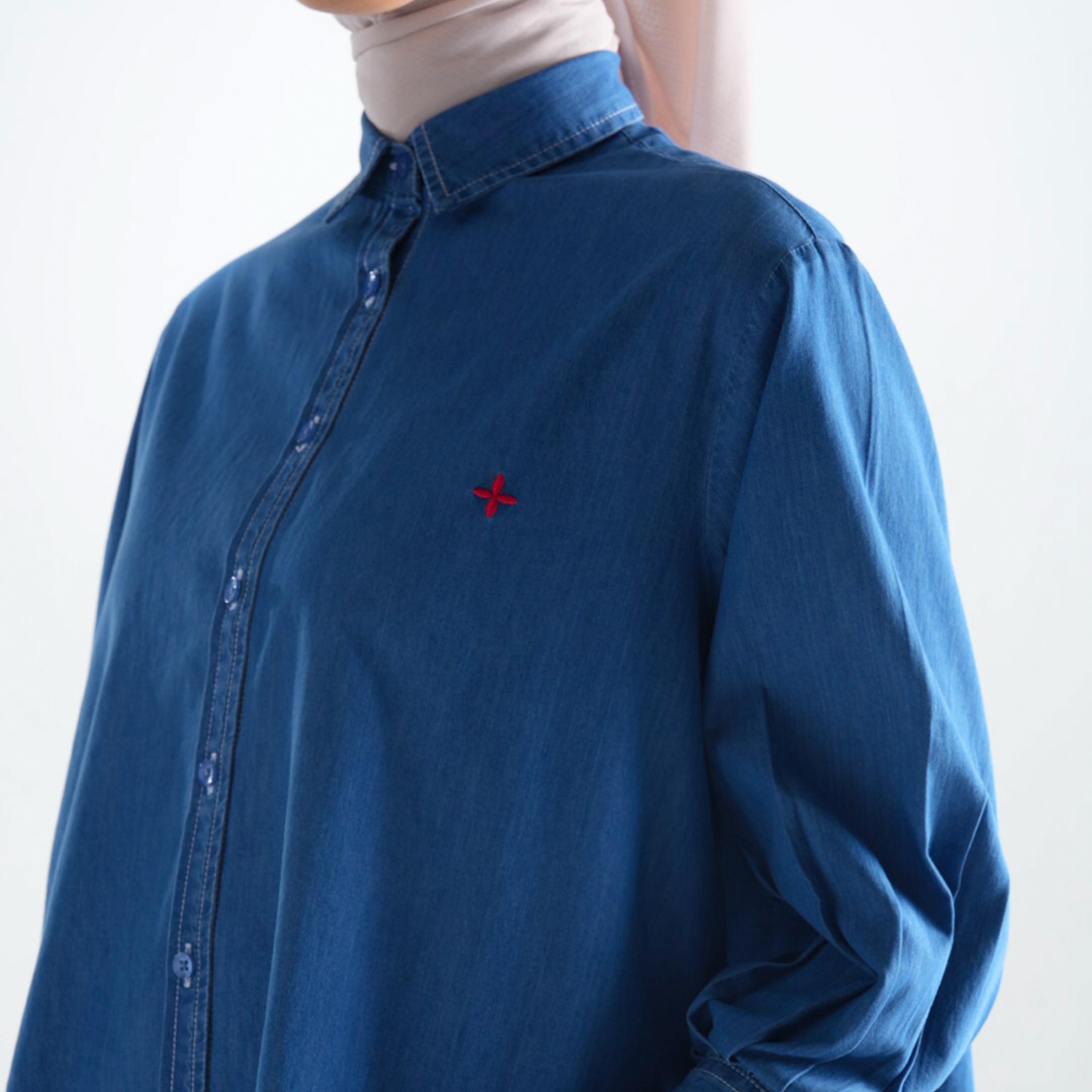 Veryl Denim Shirt Light Blue
