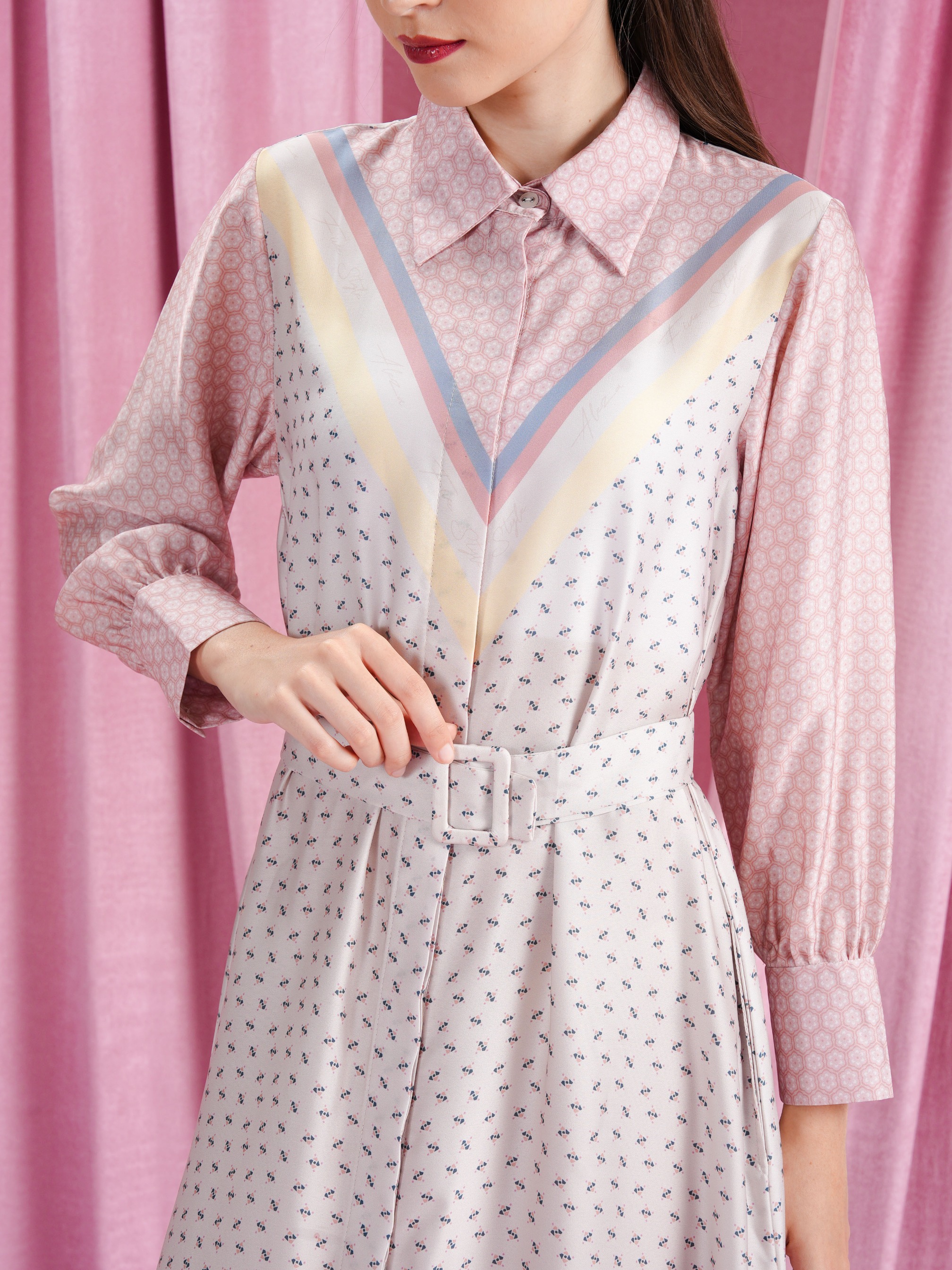 Shiza Dress Beige