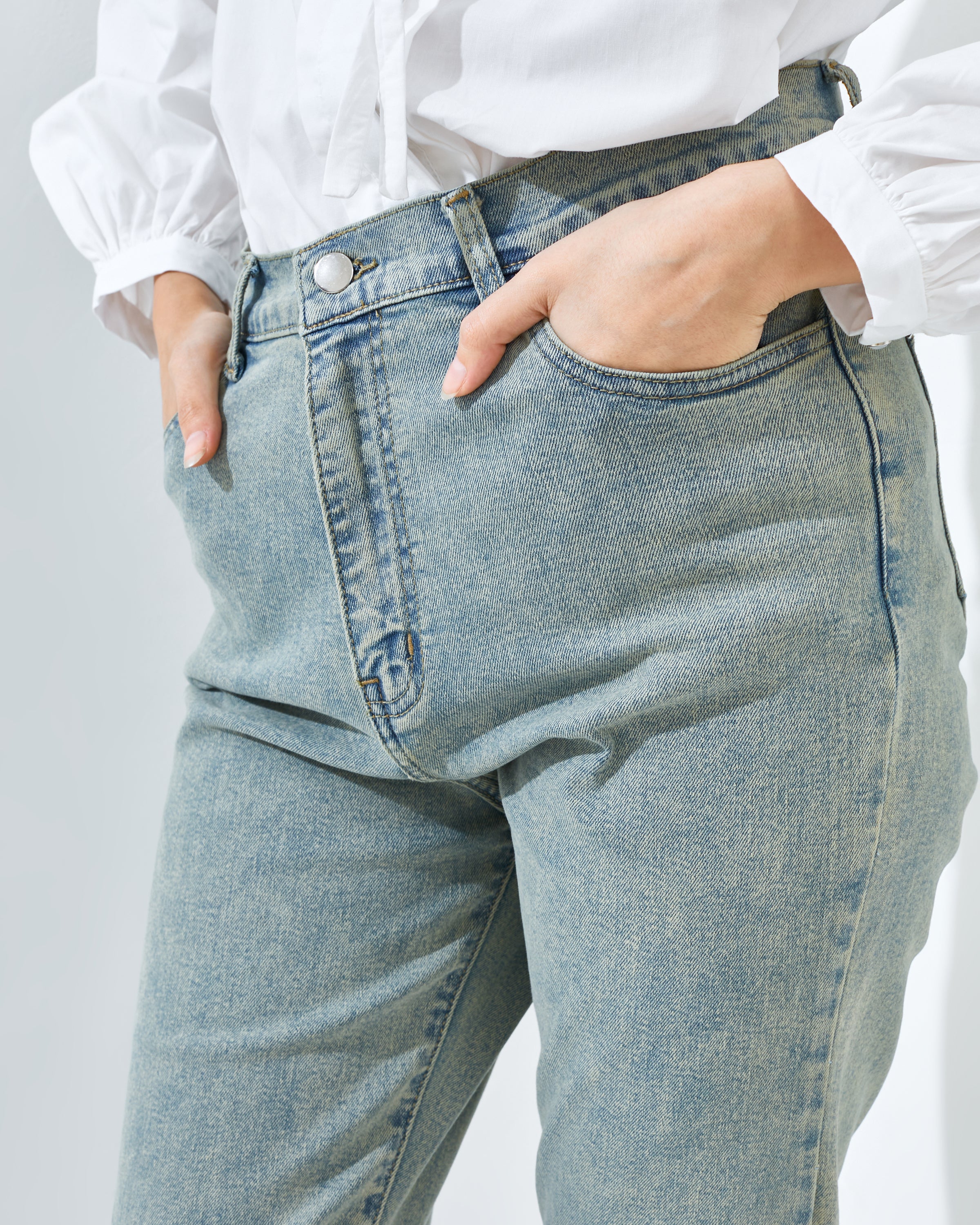 Liam Bootcut Denim Stone Blue