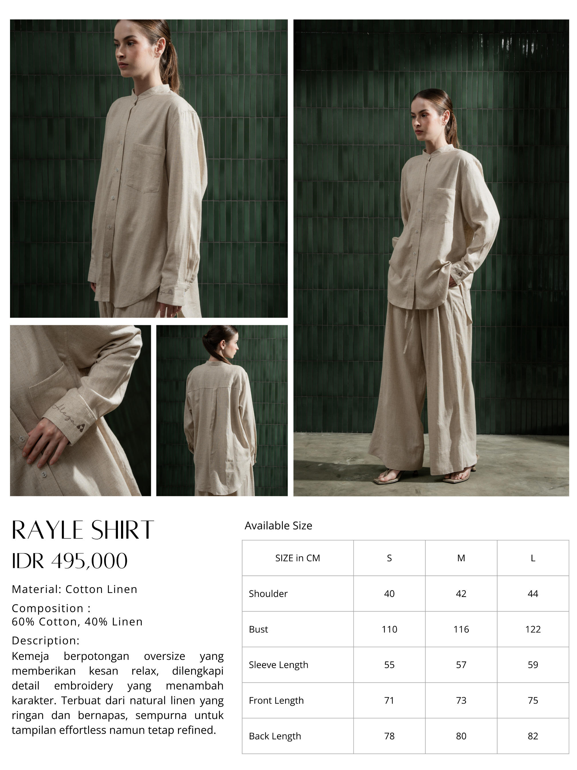Rayle Shirt Creme